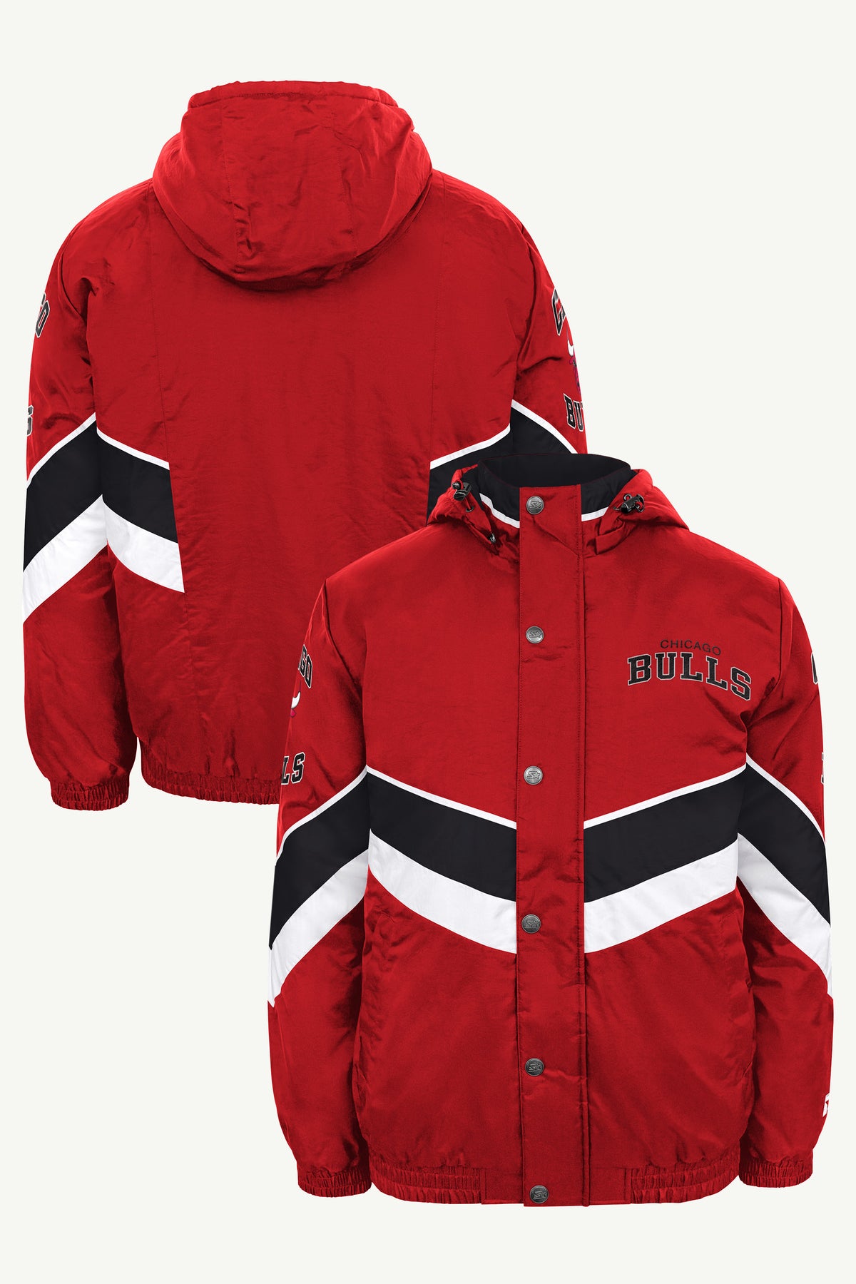 MENS CHICAGO BULLS CHEVRON FULL ZIP JACKET View 1