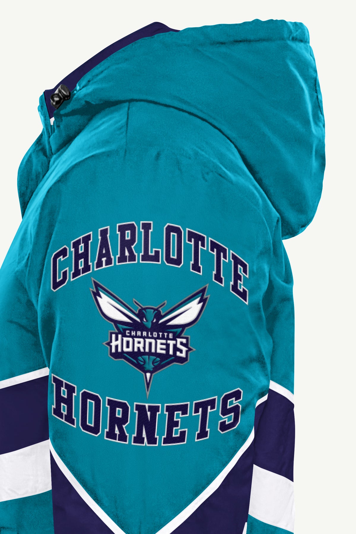 MENS CHARLOTTE HORNETS CHEVRON FULL ZIP JACKET View 5