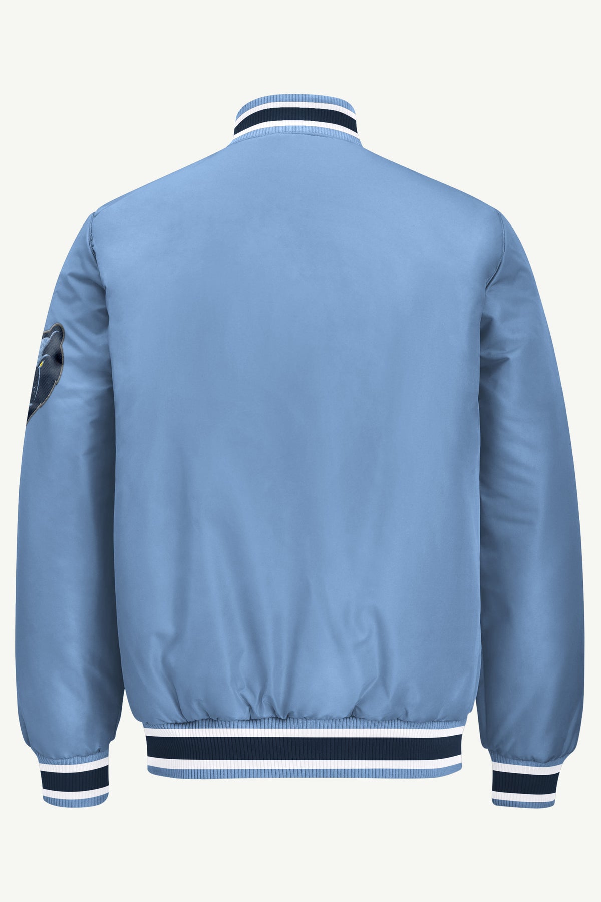 MENS MEMPHIS GRIZZLIES ACROSS SATIN VARSITY JACKET View 3