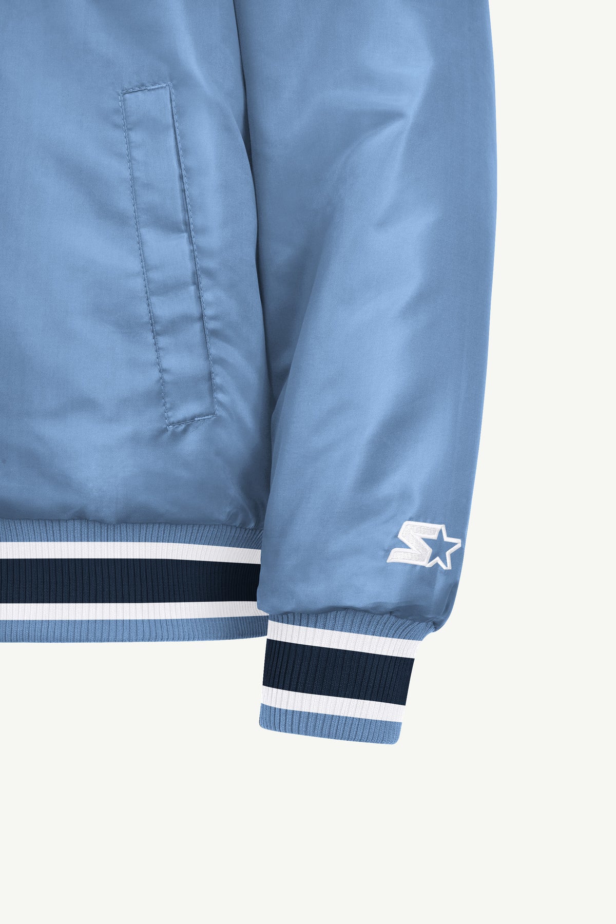 MENS MEMPHIS GRIZZLIES ACROSS SATIN VARSITY JACKET View 5