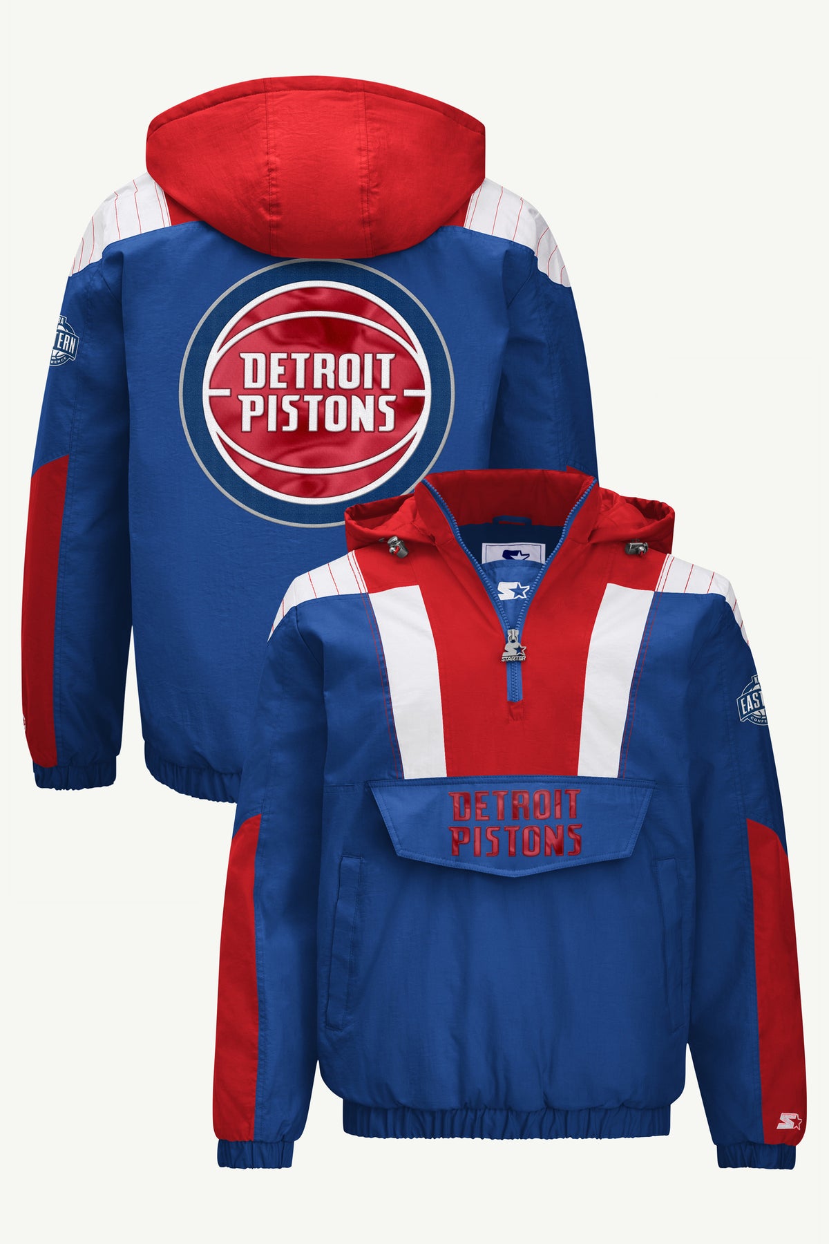 MENS DETROIT PISTONS CLASSIC BREAKAWAY JACKET View 1