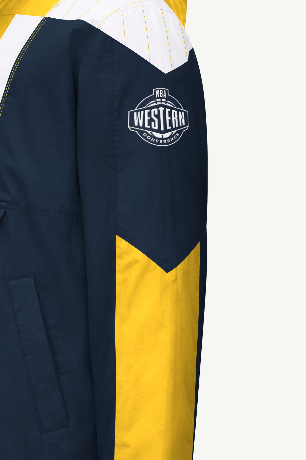MENS DENVER NUGGETS CLASSIC BREAKAWAY JACKET View 5