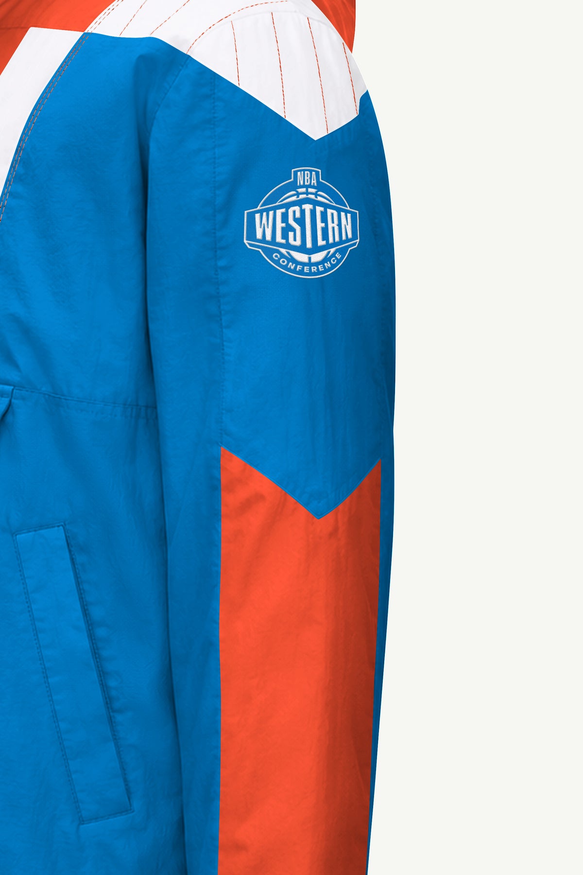 MENS OKLAHOMA CITY THUNDER CLASSIC BREAKAWAY JACKET View 5 | Gifts for Him