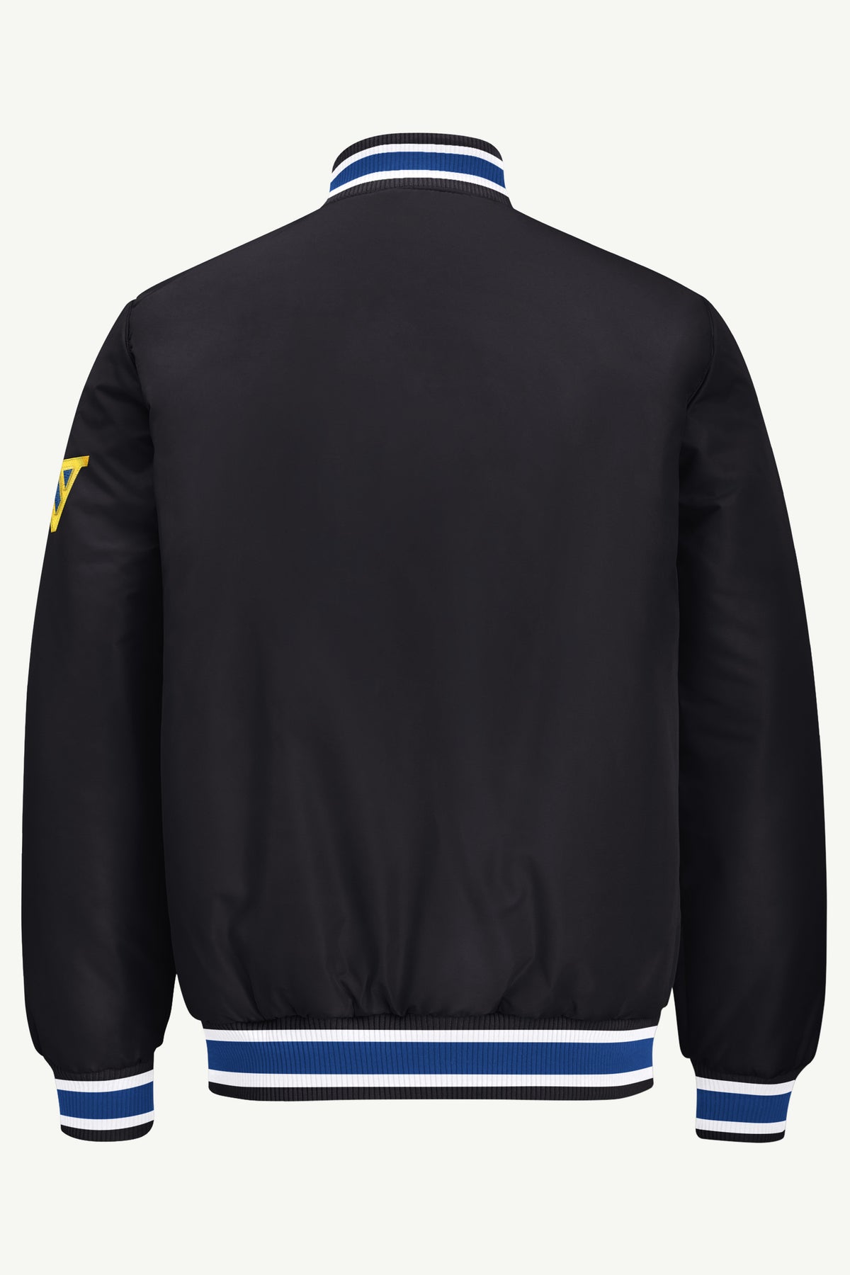 MENS GOLDEN STATE WARRIORS GAME DAY SATIN VARSITY JACKET View 3