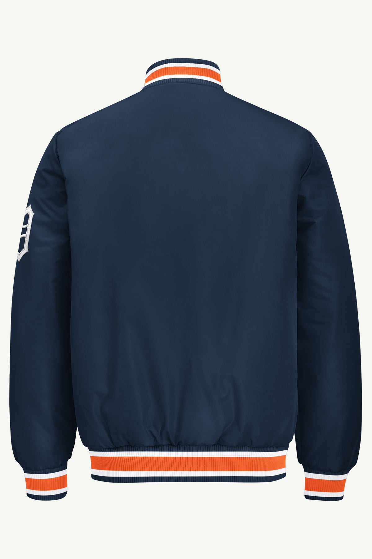 MENS DETROIT TIGERS ACROSS SATIN VARSITY JACKET View 3