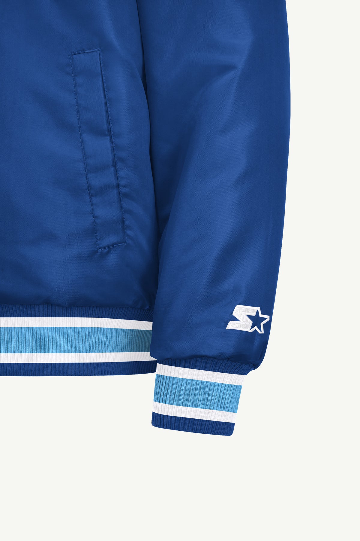 MENS KANSAS CITY ROYALS ACROSS SATIN VARSITY JACKET View 5