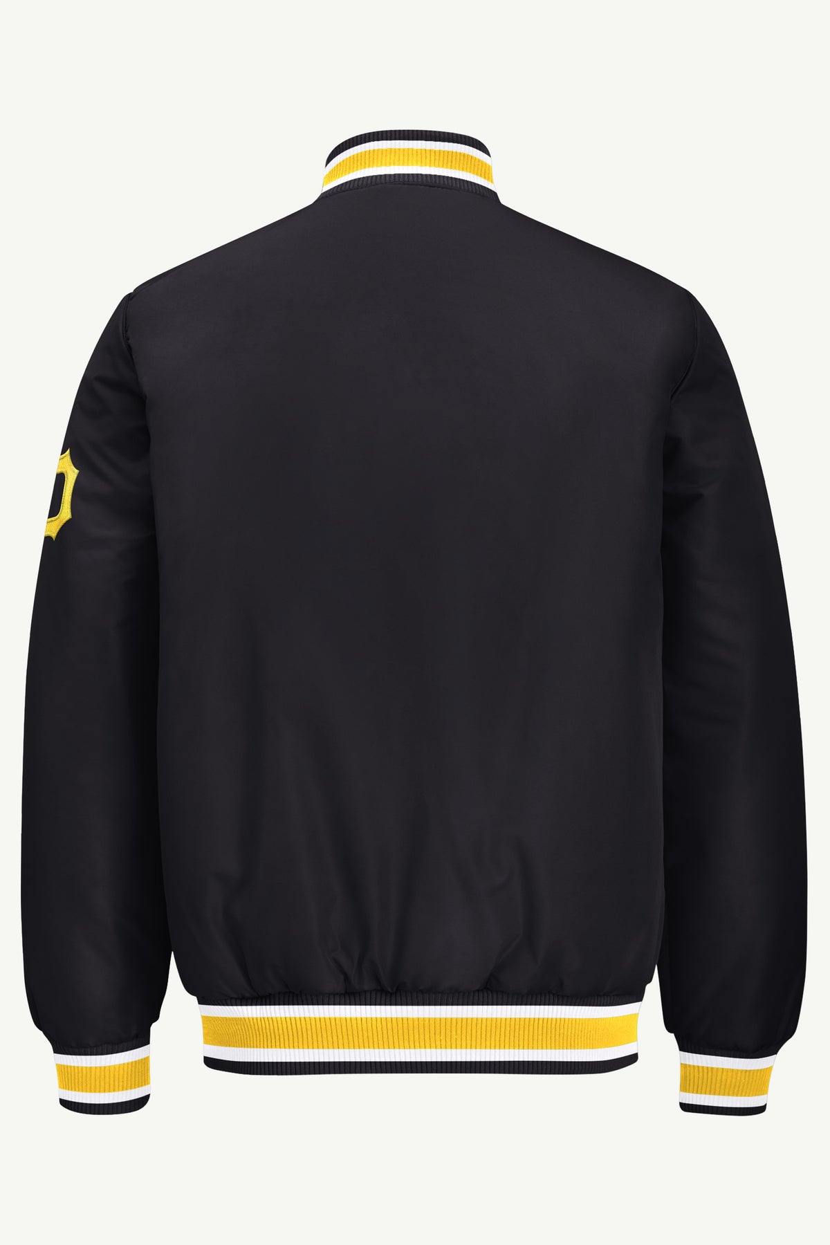 MENS PITTSBURGH PIRATES ACROSS SATIN VARSITY JACKET View 3