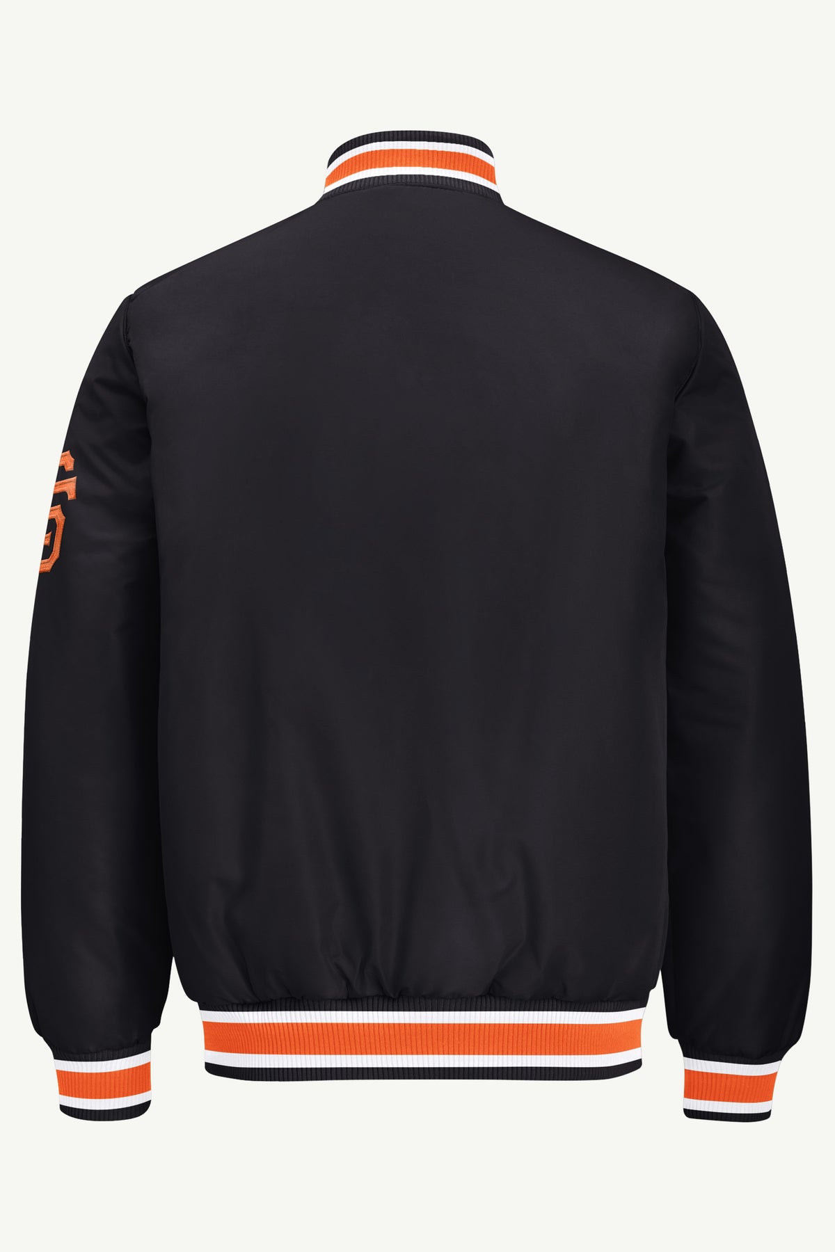 MENS SAN FRANCISCO GIANTS ACROSS SATIN VARSITY JACKET View 3