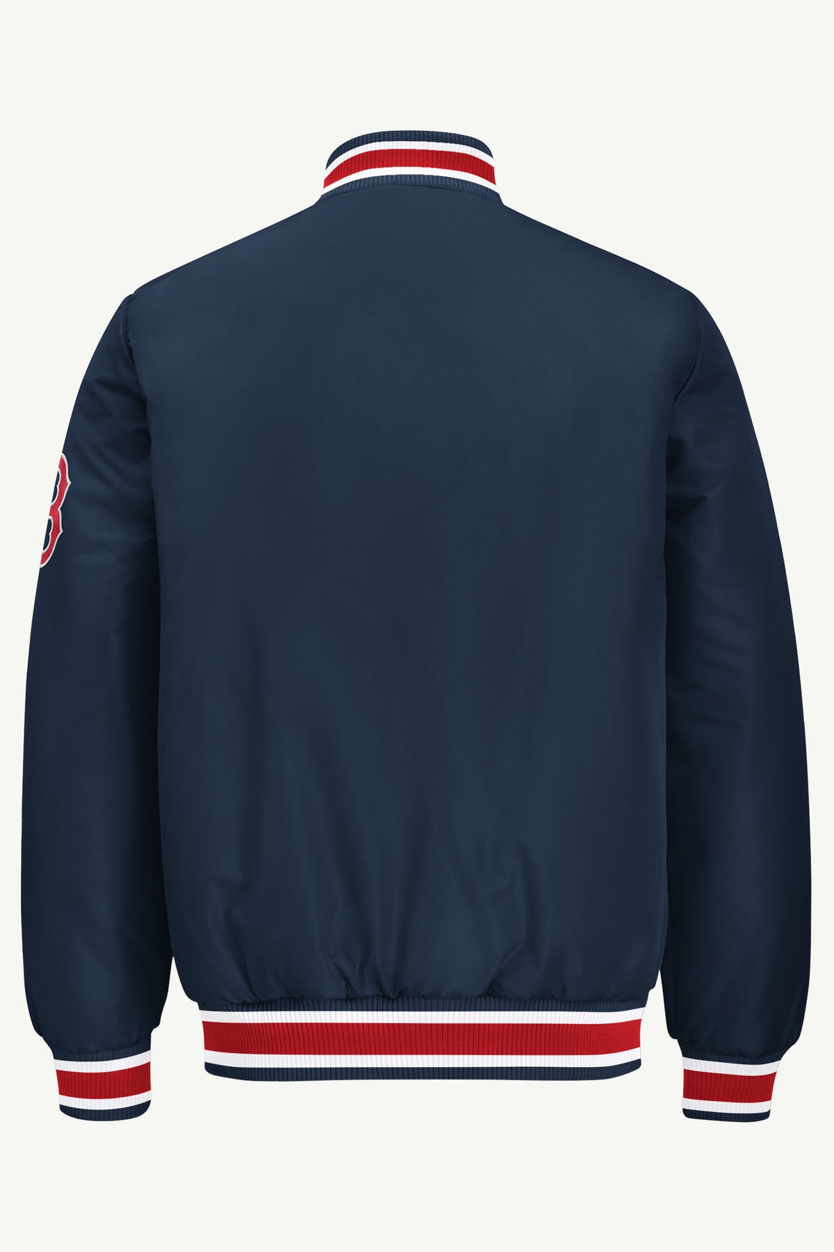 MENS BOSTON RED SOX GAME DAY SATIN VARSITY JACKET View 3