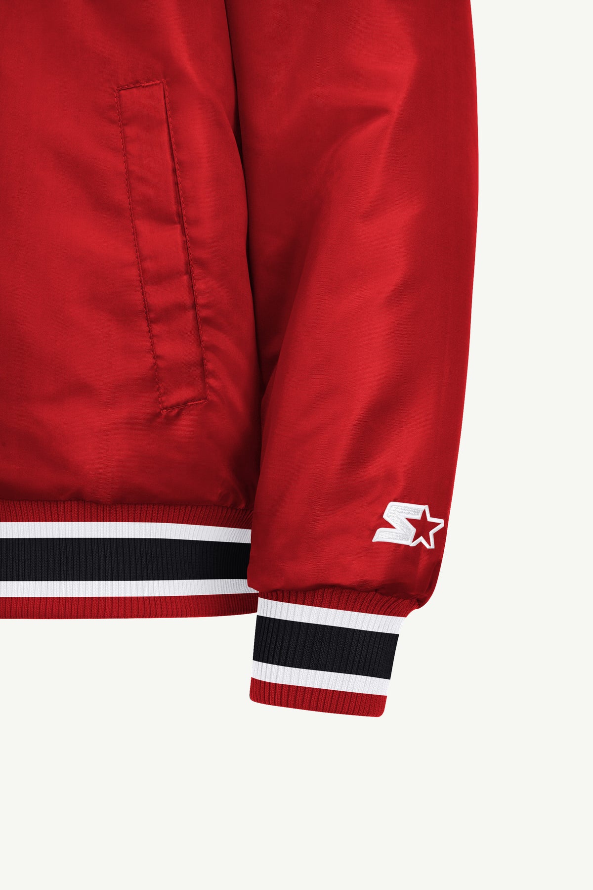 MENS CINNCINATI REDS GAME DAY SATIN VARSITY JACKET View 5