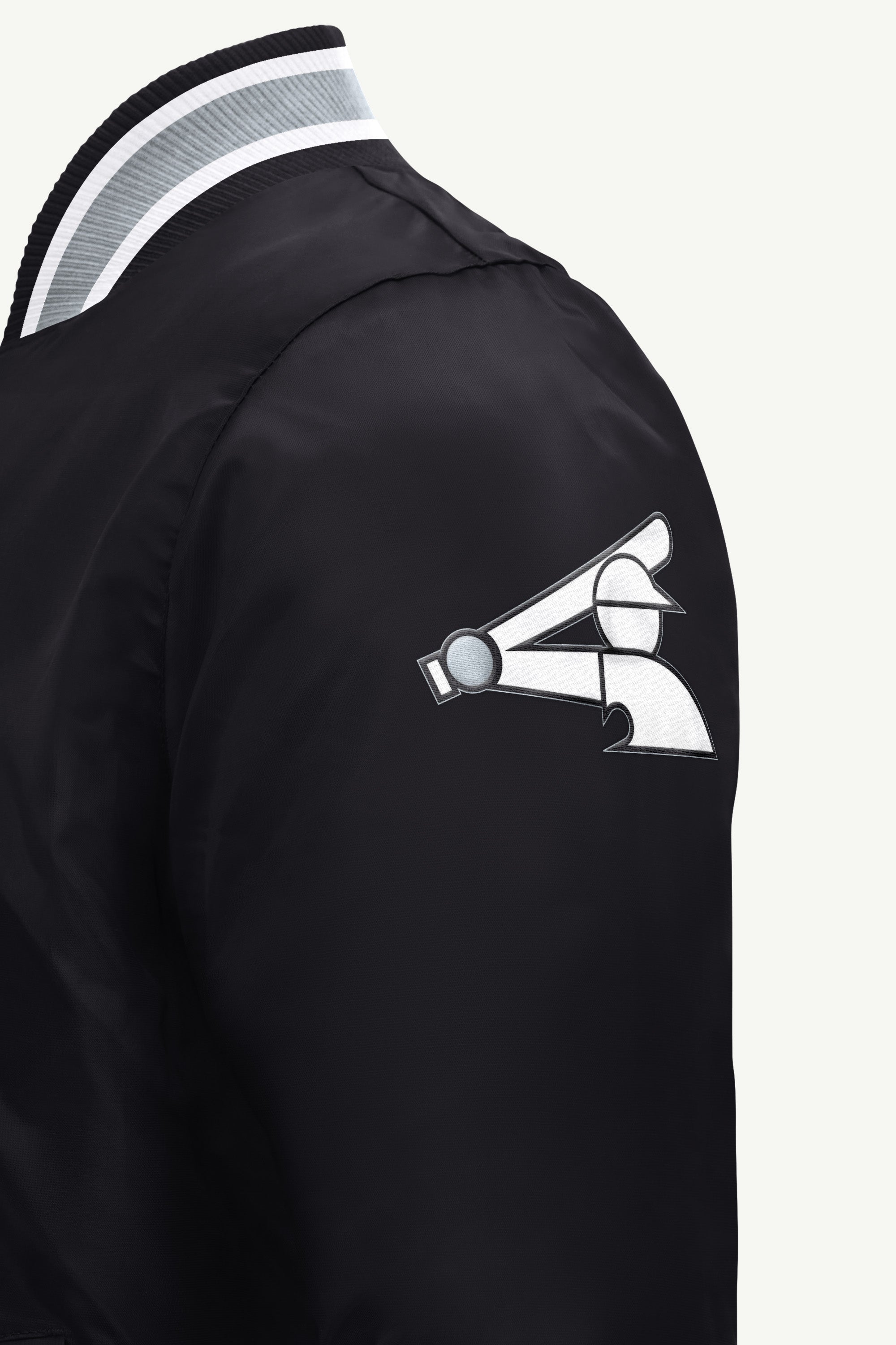 MENS CHICAGO WHITE SOX GAME DAY SATIN VARSITY JACKET View 4