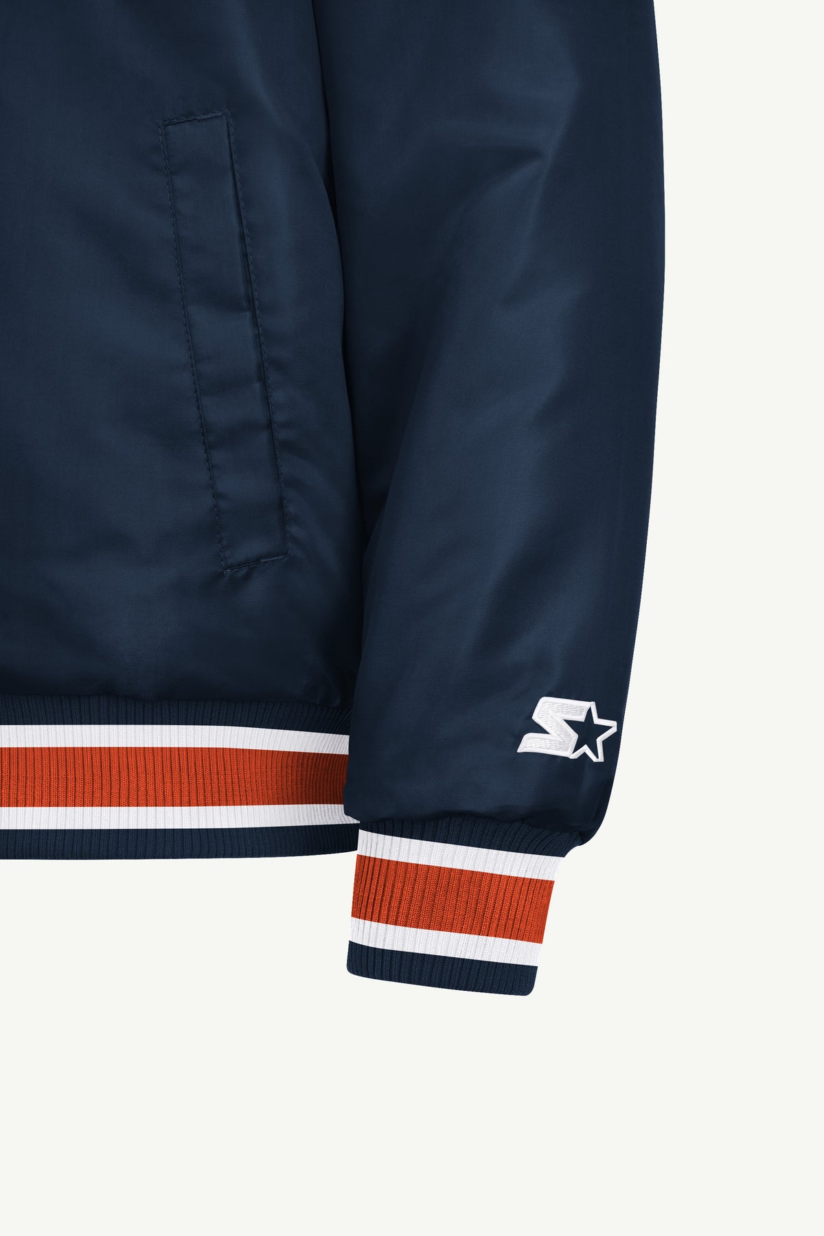 MENS HOUSTON ASTROS GAME DAY SATIN VARSITY JACKET View 5