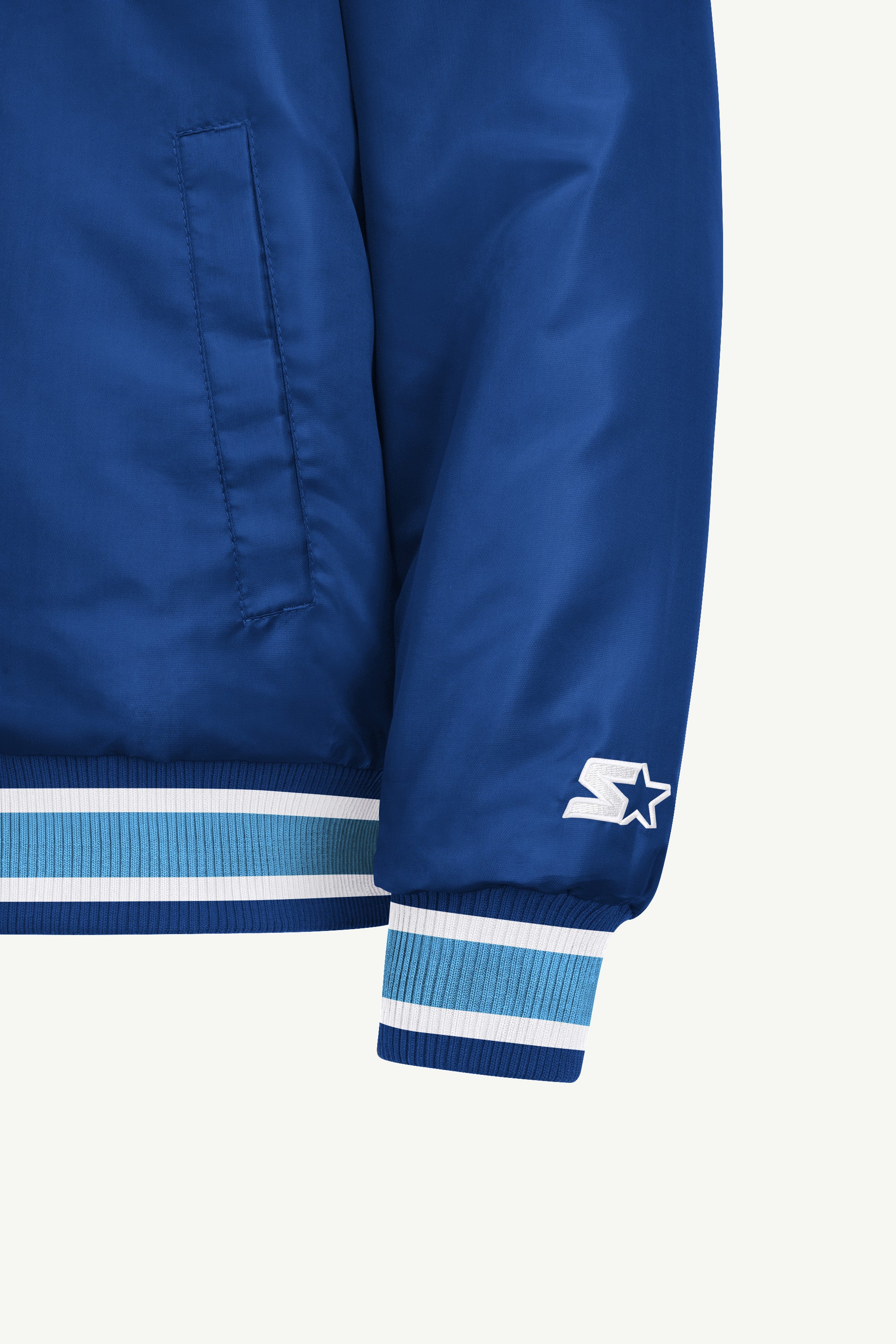 MENS KANSAS CITY ROYALS GAME DAY SATIN VARSITY JACKET View 5