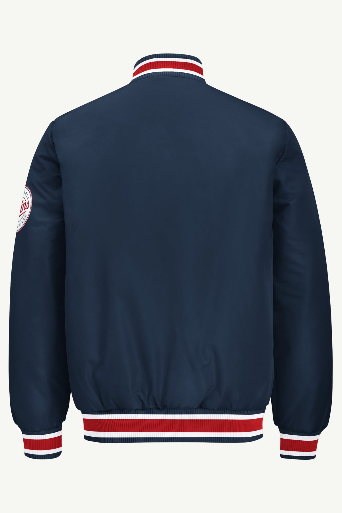 MENS MINNESOTA TWINS GAME DAY SATIN VARSITY JACKET View 3