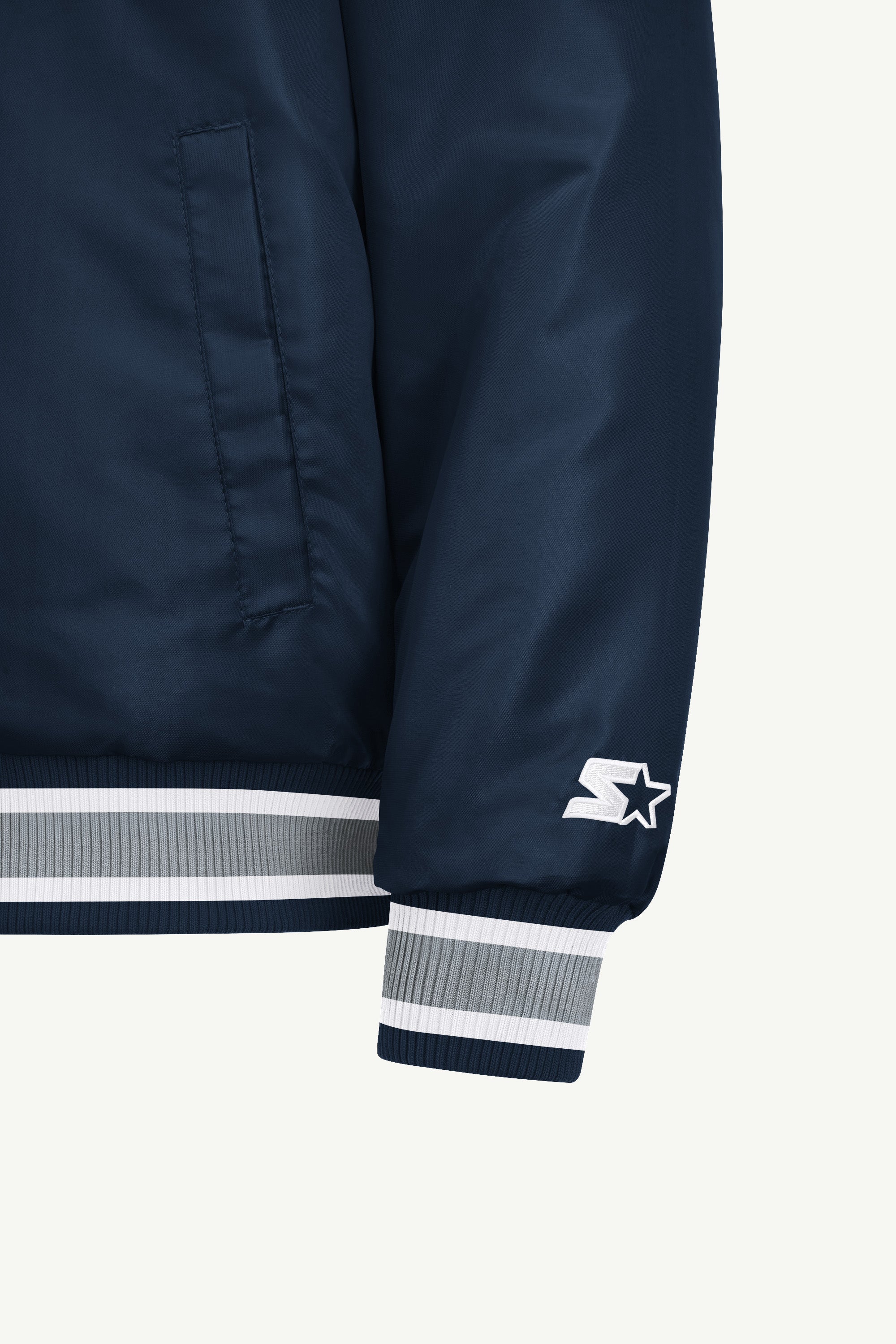 MENS NEW YORK YANKEES GAME DAY SATIN VARSITY JACKET View 5