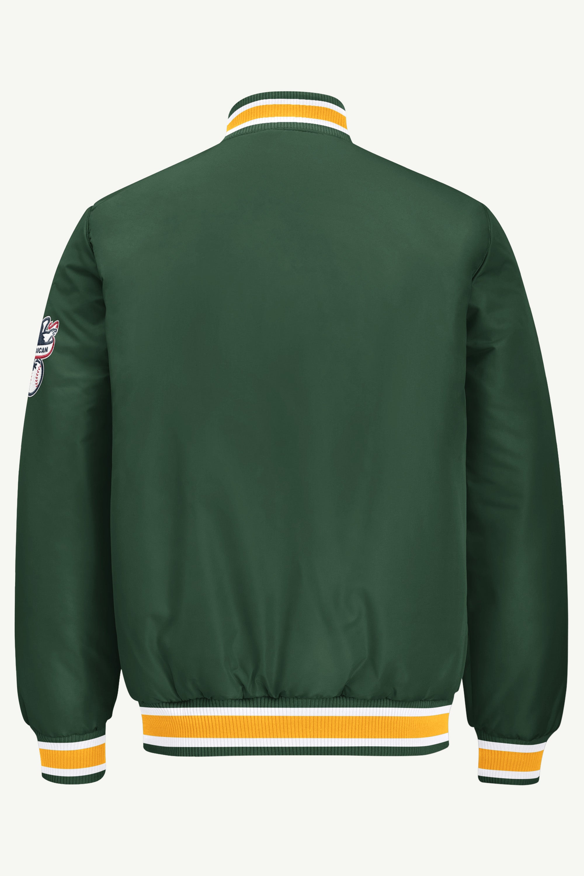 MENS ATHLETICS GAME DAY SATIN VARSITY JACKET View 3
