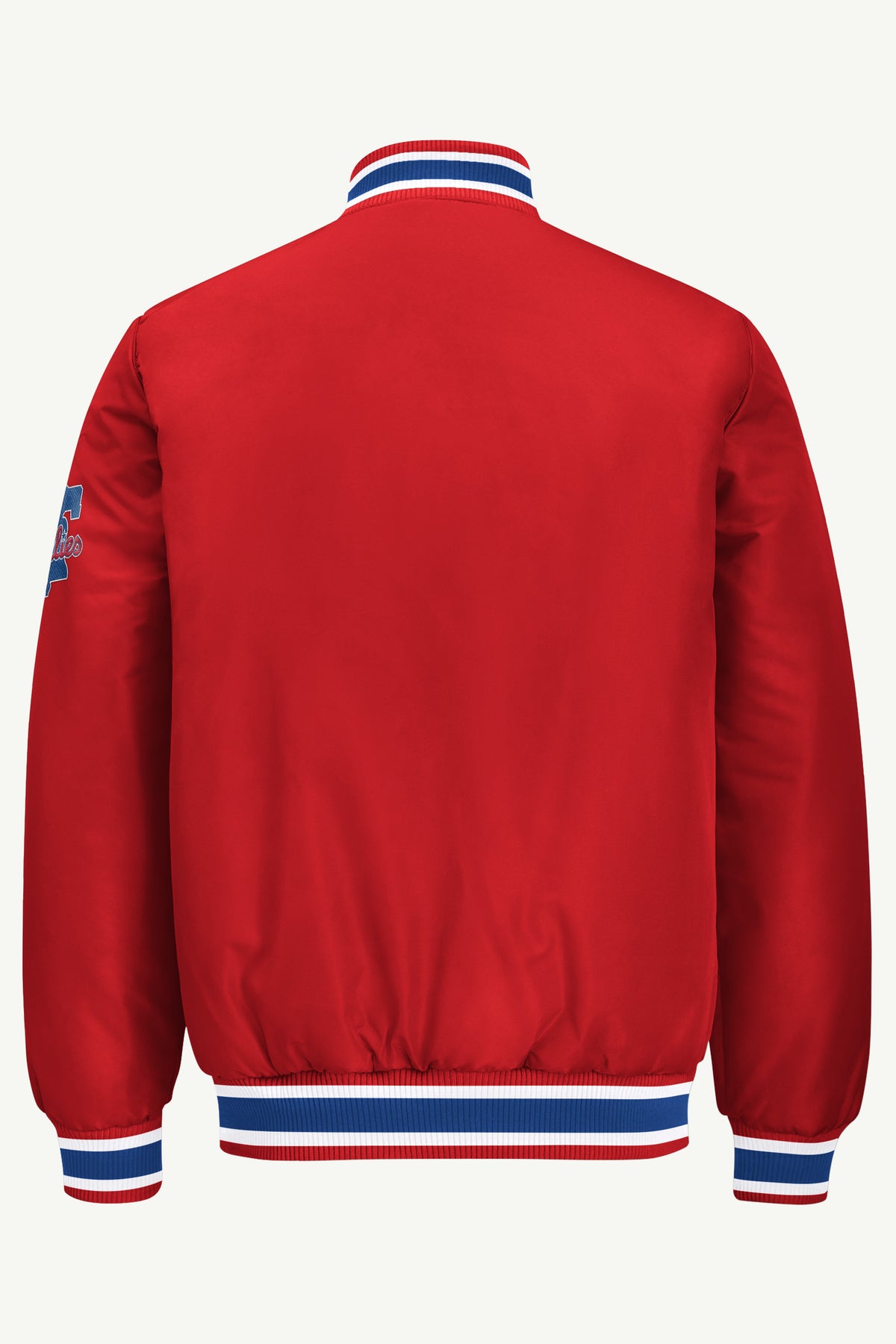 MENS PHILADELPHIA PHILLIES GAME DAY SATIN VARSITY JACKET View 3