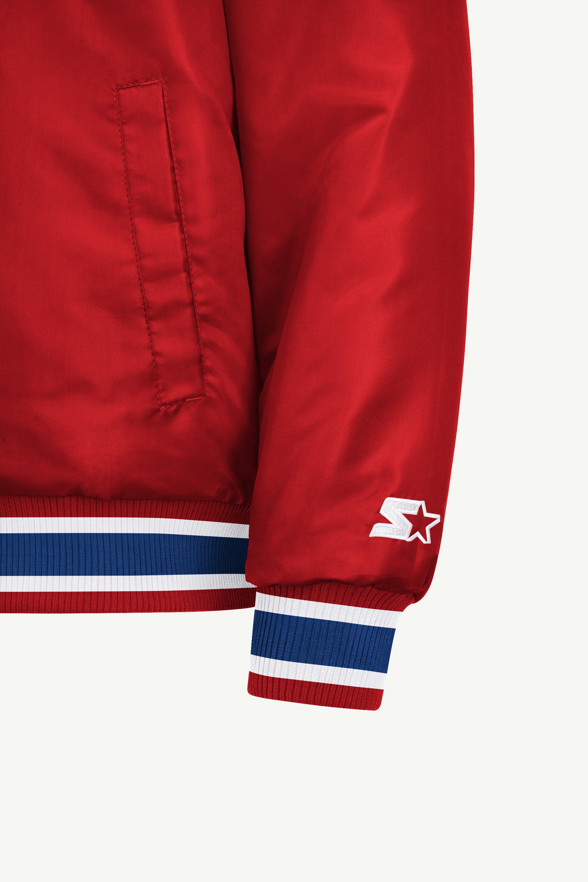 MENS PHILADELPHIA PHILLIES GAME DAY SATIN VARSITY JACKET View 5