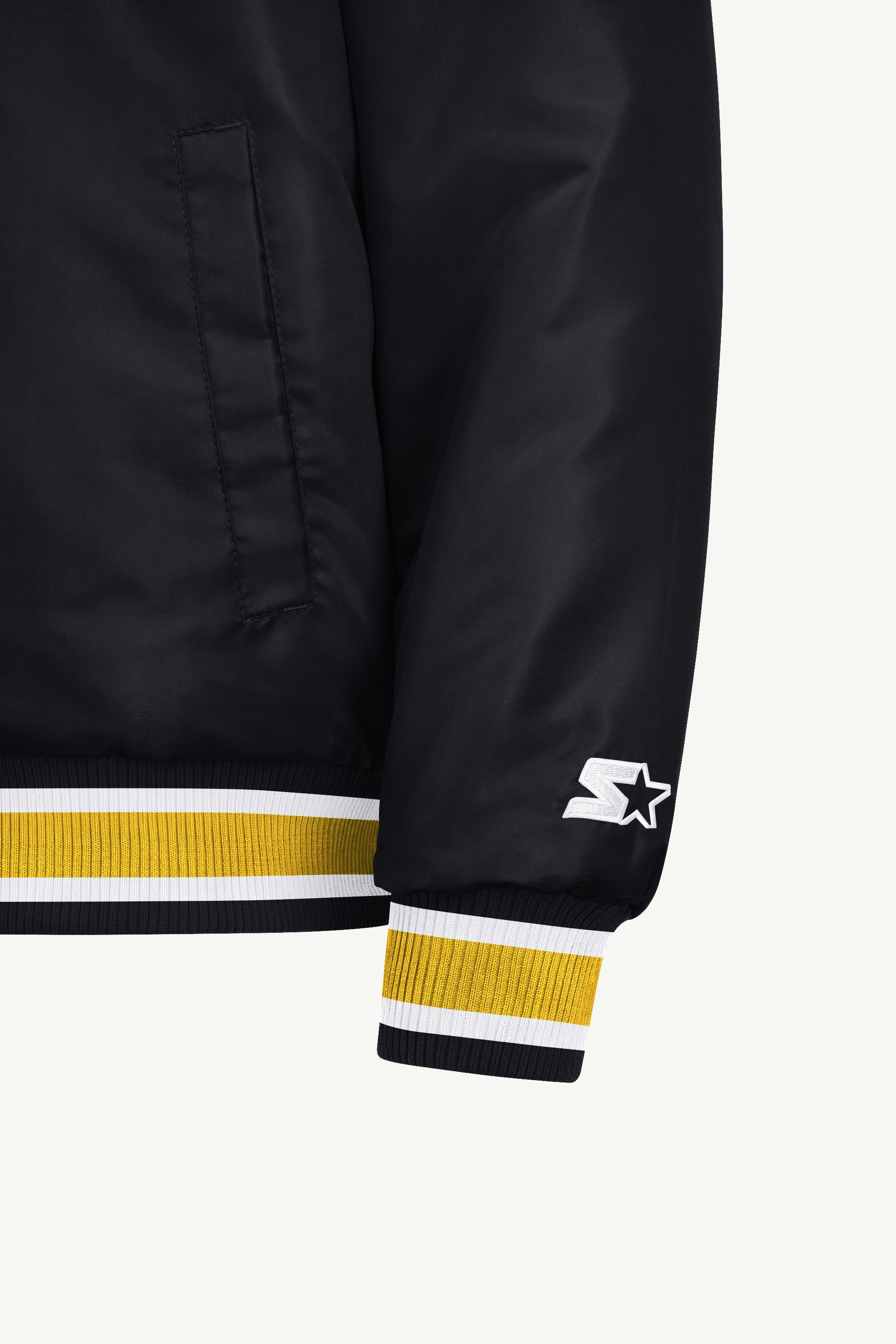 MENS PITTSBURGH PIRATES GAME DAY SATIN VARSITY JACKET View 5