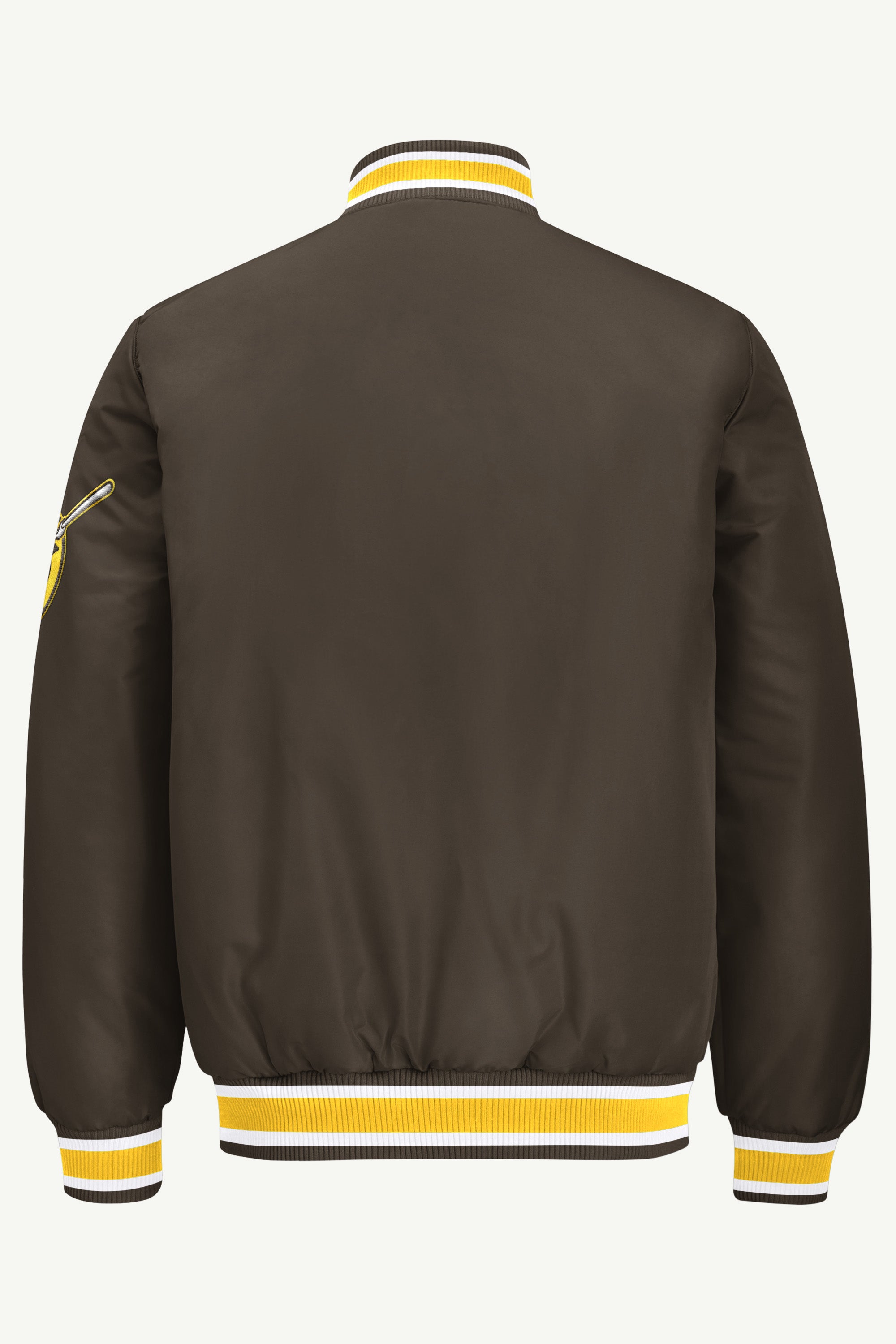 MENS SAN DEIGO PADRES GAME DAY SATIN VARSITY JACKET View 3