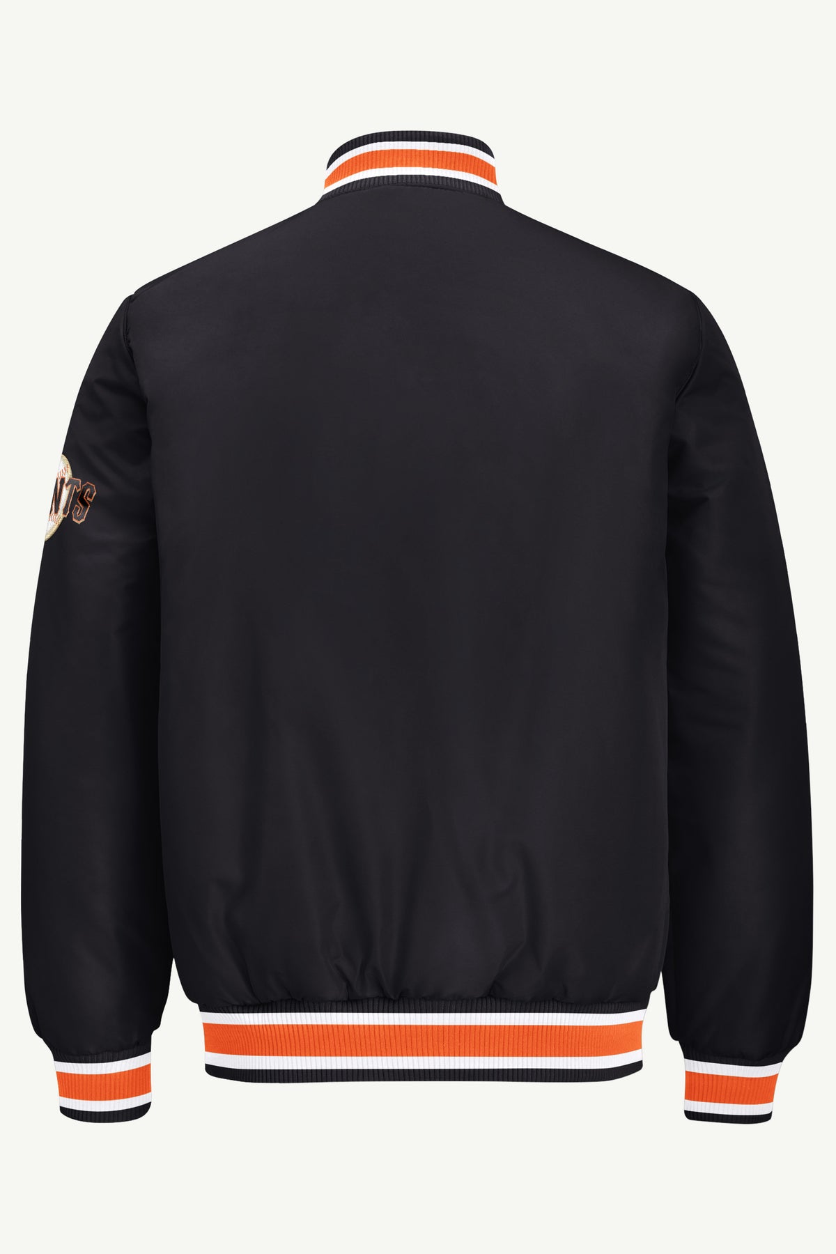 MENS SAN FRANCISCO GIANTS GAME DAY SATIN VARSITY JACKET View 3