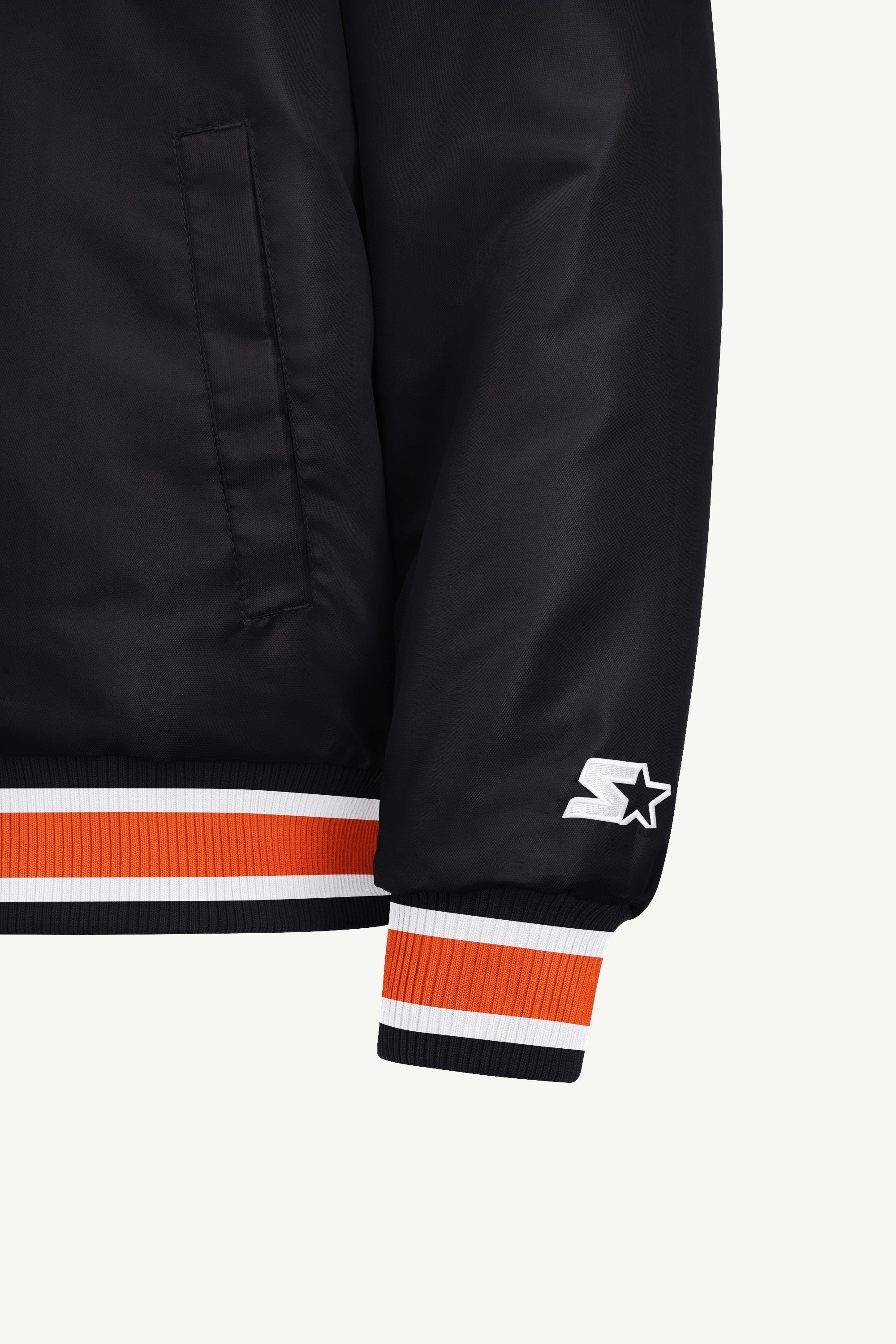 MENS SAN FRANCISCO GIANTS GAME DAY SATIN VARSITY JACKET View 5