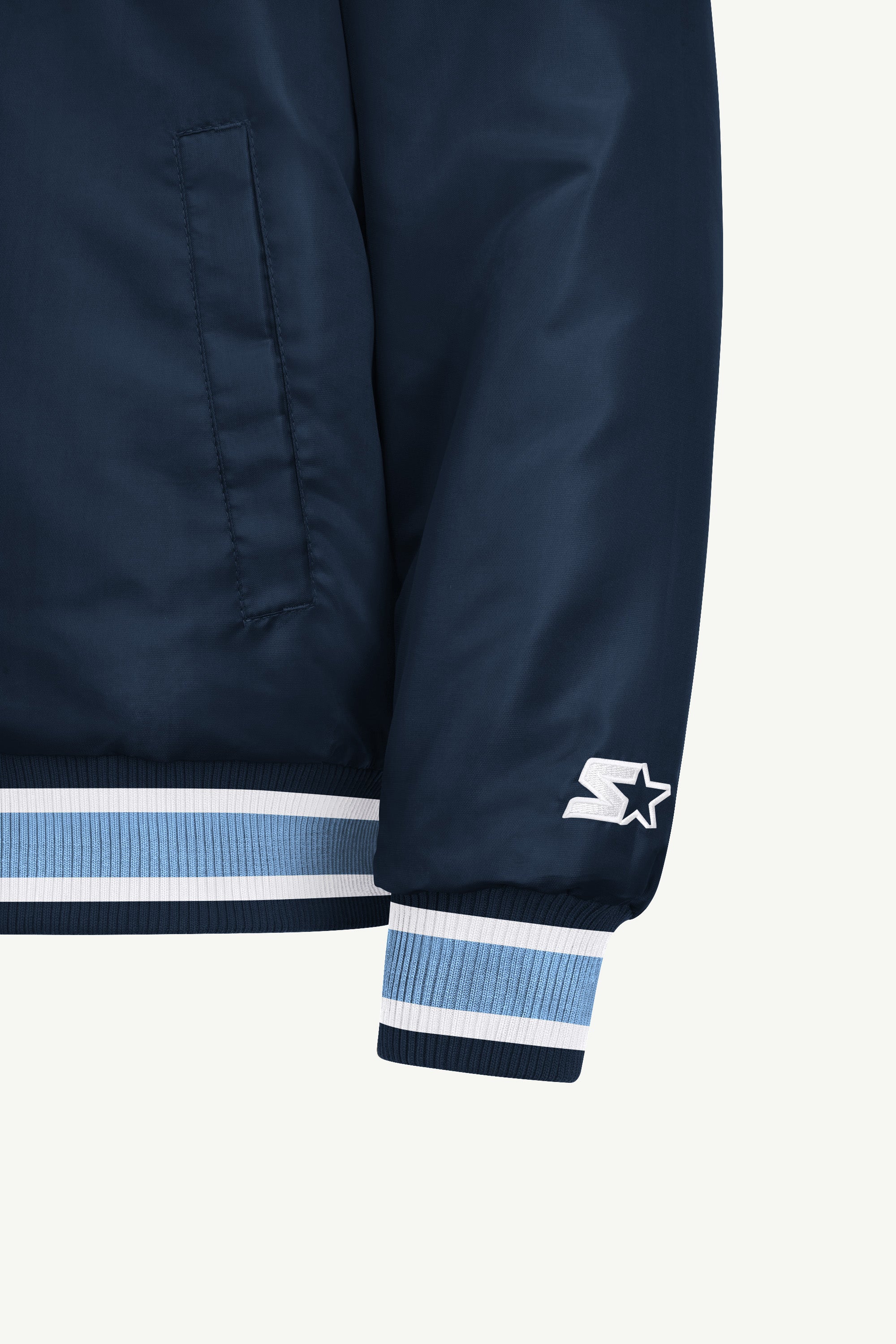 MENS TAMPA BAY RAYS GAME DAY SATIN VARSITY JACKET View 5