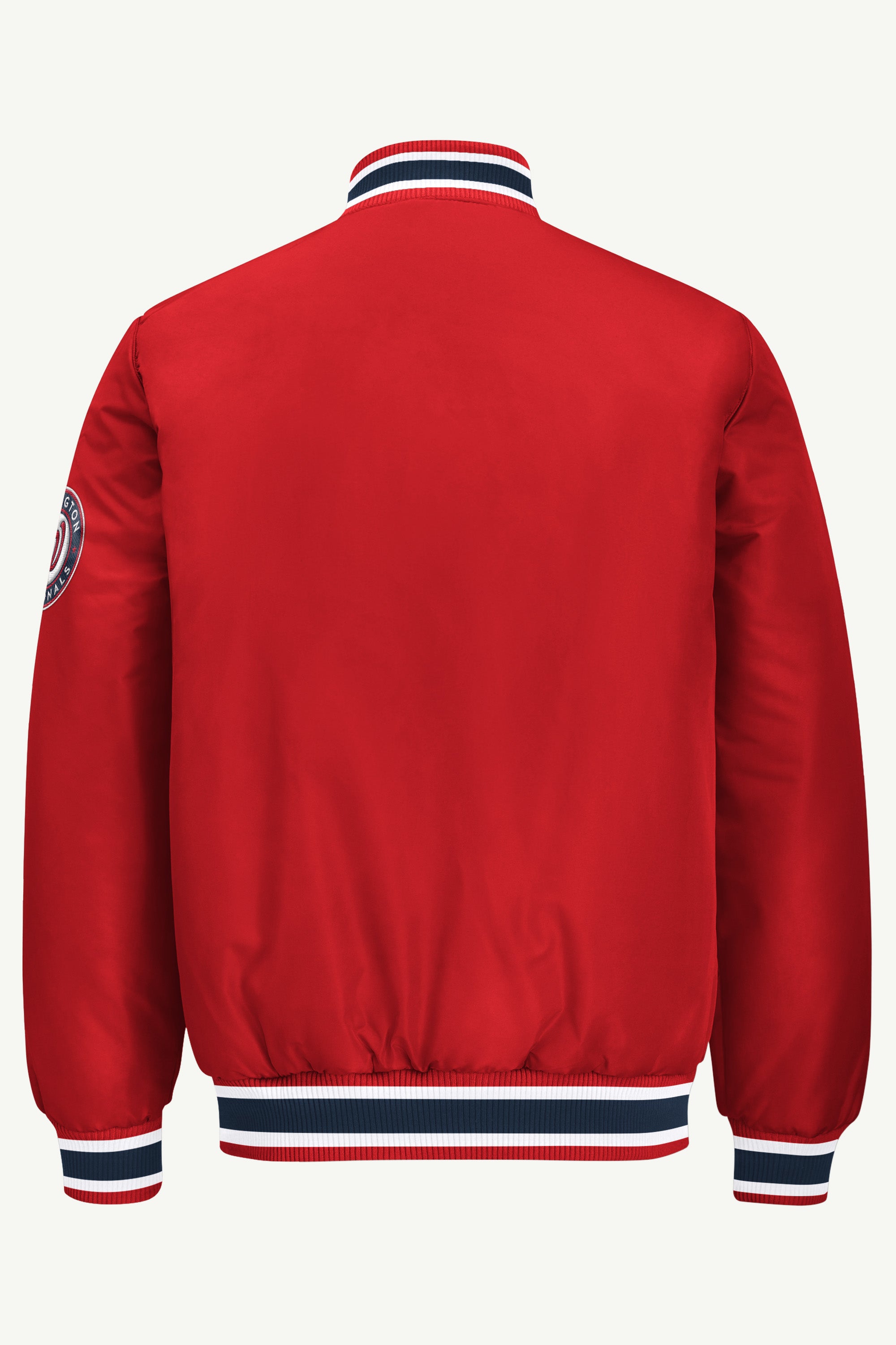 MENS WASHINGTON NATIONALS GAME DAY SATIN VARSITY JACKET View 3