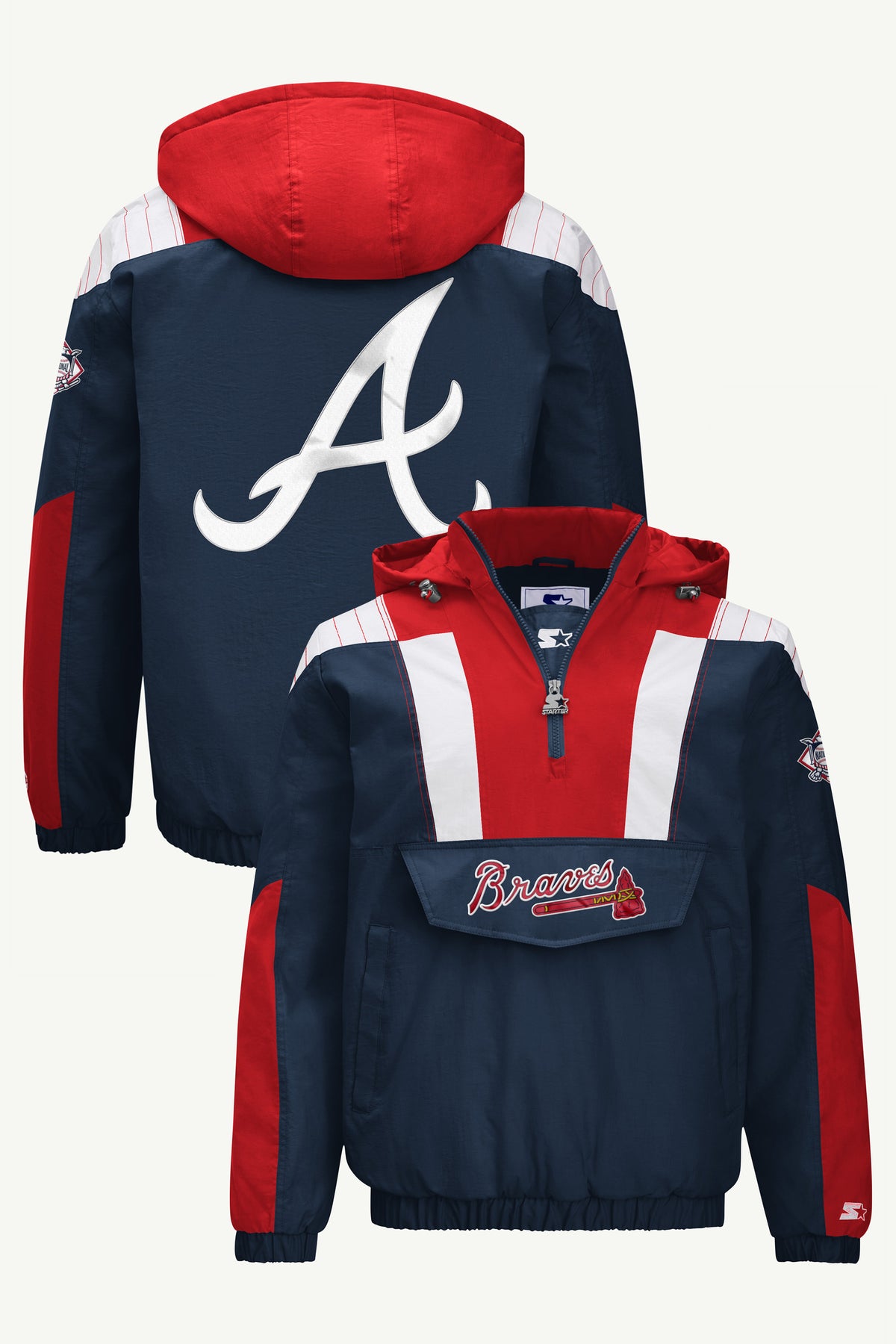 MENS ATLANTA BRAVES CLASSIC BREAKAWAY JACKET View 1