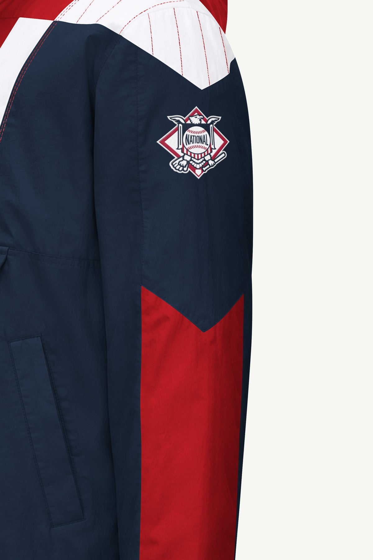 MENS ATLANTA BRAVES CLASSIC BREAKAWAY JACKET View 5