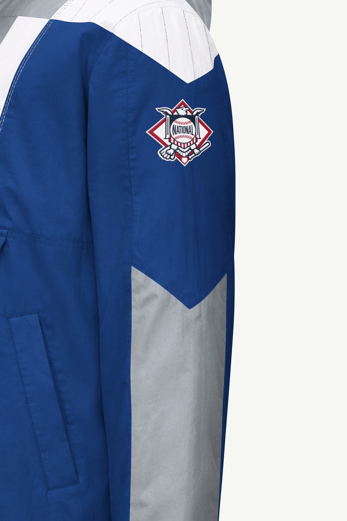 MENS LOS ANGELES DODGERS CLASSIC BREAKAWAY JACKET View 5