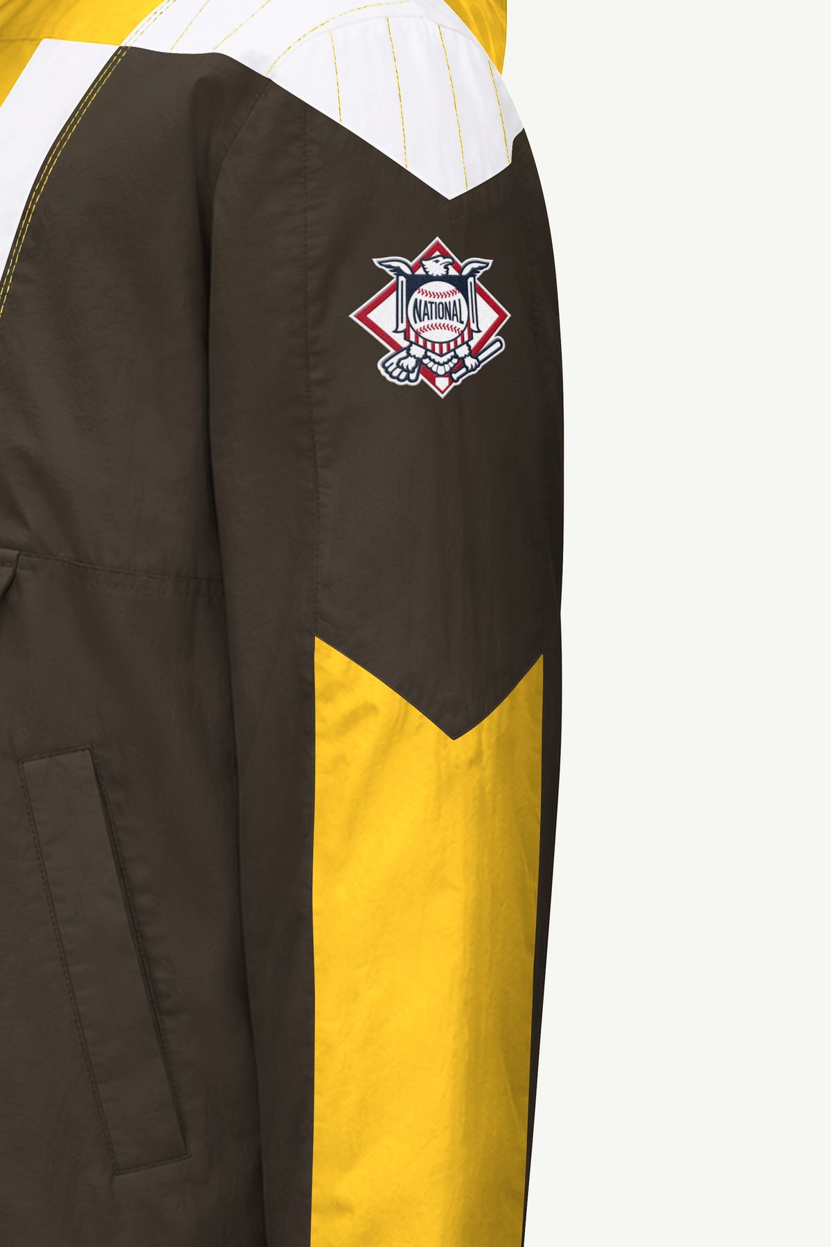 MENS SAN DIEGO PADRES CLASSIC BREAKAWAY JACKET View 5