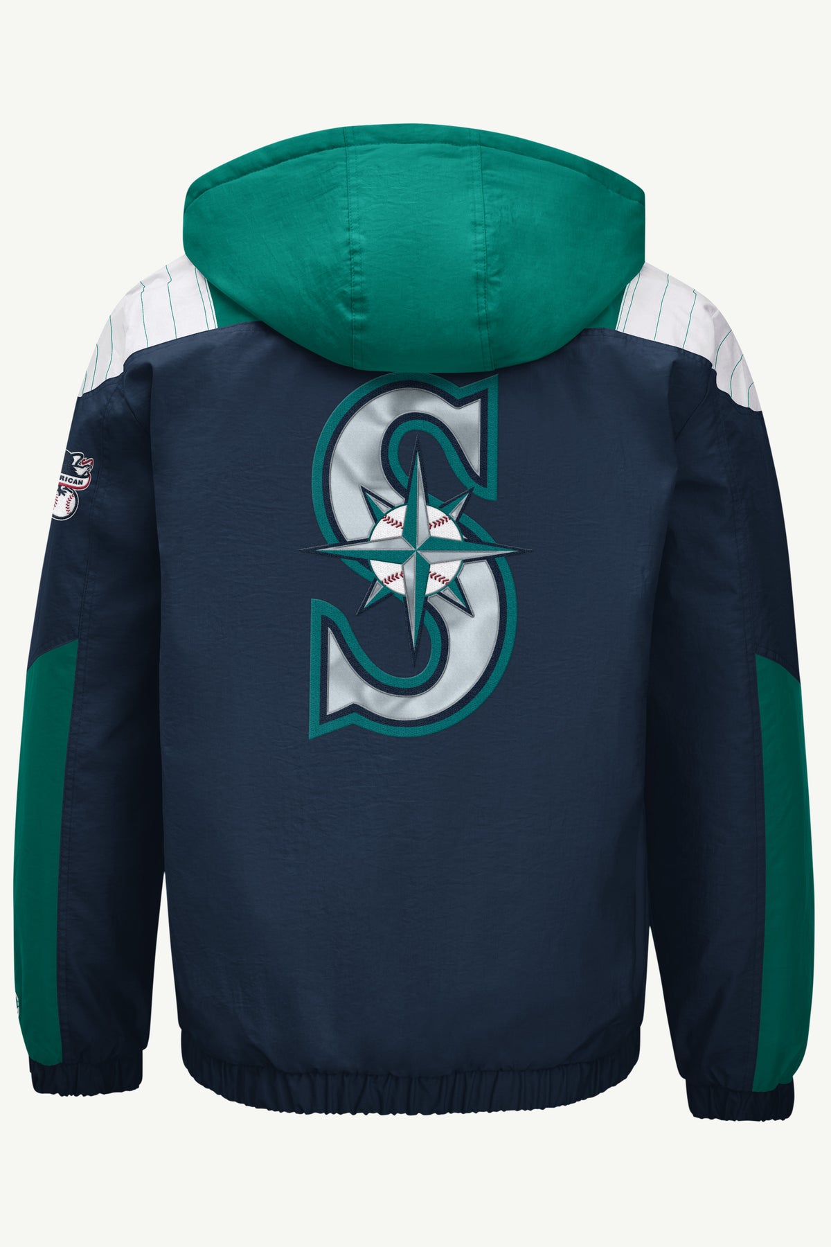 MENS SEATTLE MARINERS CLASSIC BREAKAWAY JACKET View 3