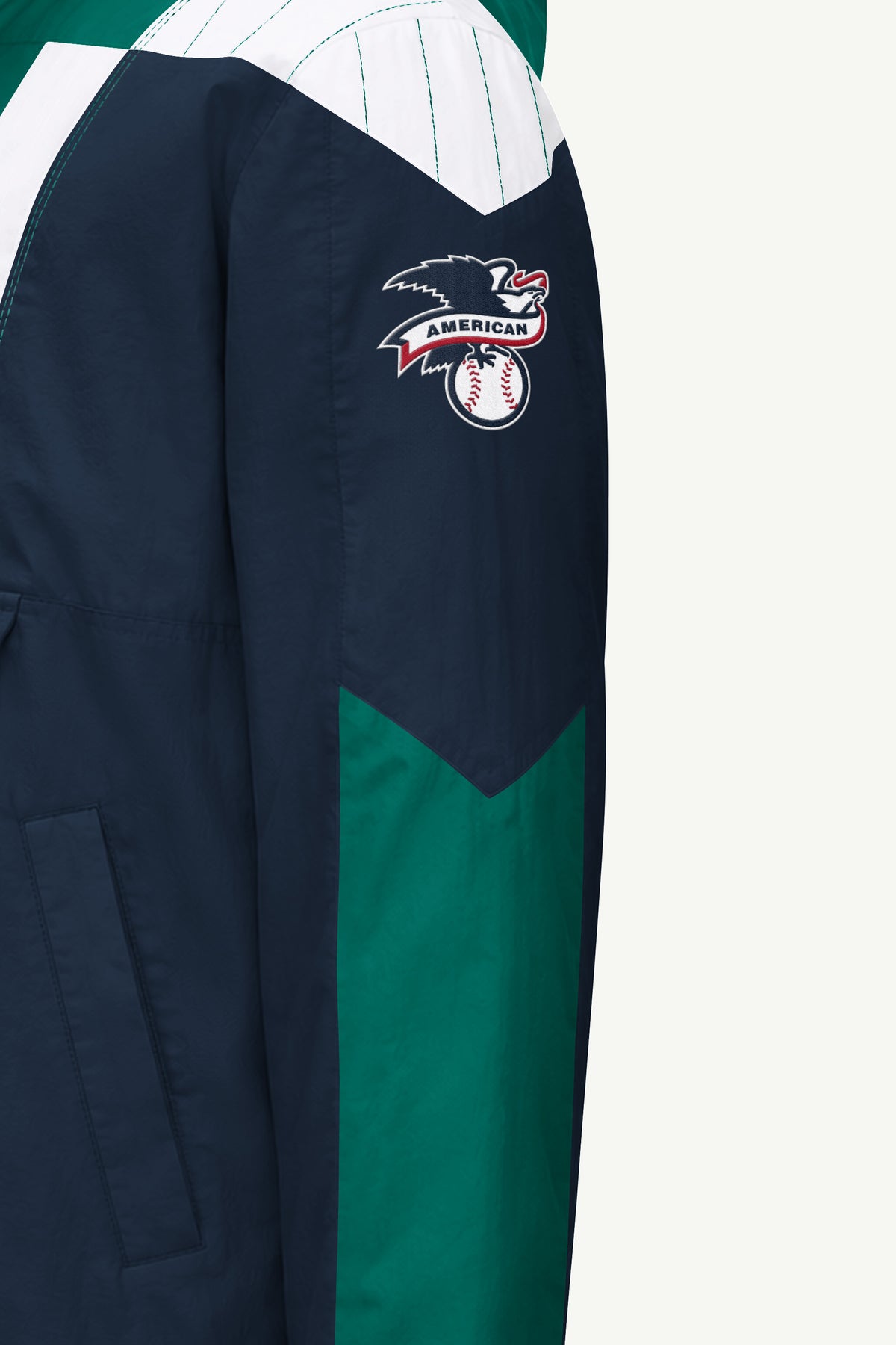 MENS SEATTLE MARINERS CLASSIC BREAKAWAY JACKET View 5