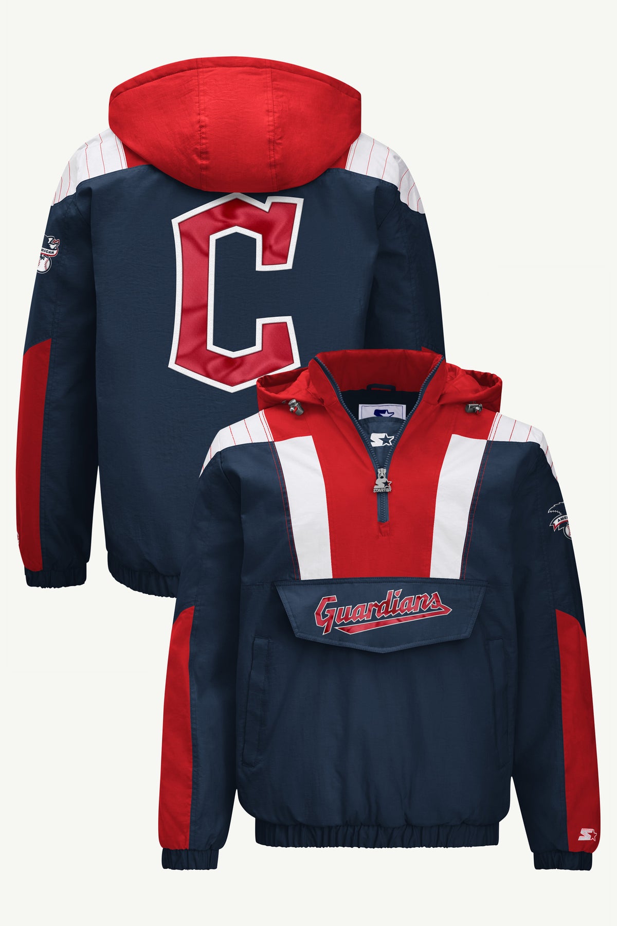 MENS CLEVELAND GUARDIANS CLASSIC BREAKAWAY JACKET View 1