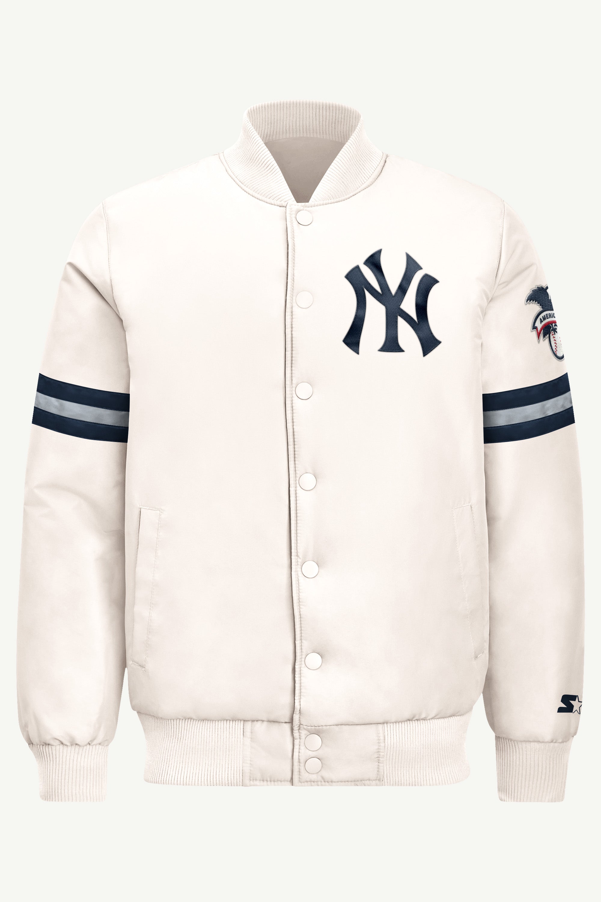 Mens New York Yankees Satin Varsity Jacket | MLB | Starter