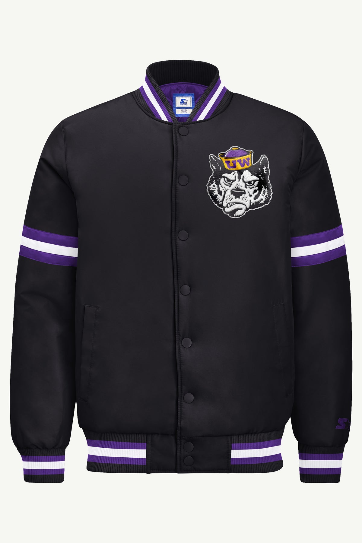 MENS WASHINGTON HUSKIES VARSITY JACKET View 2