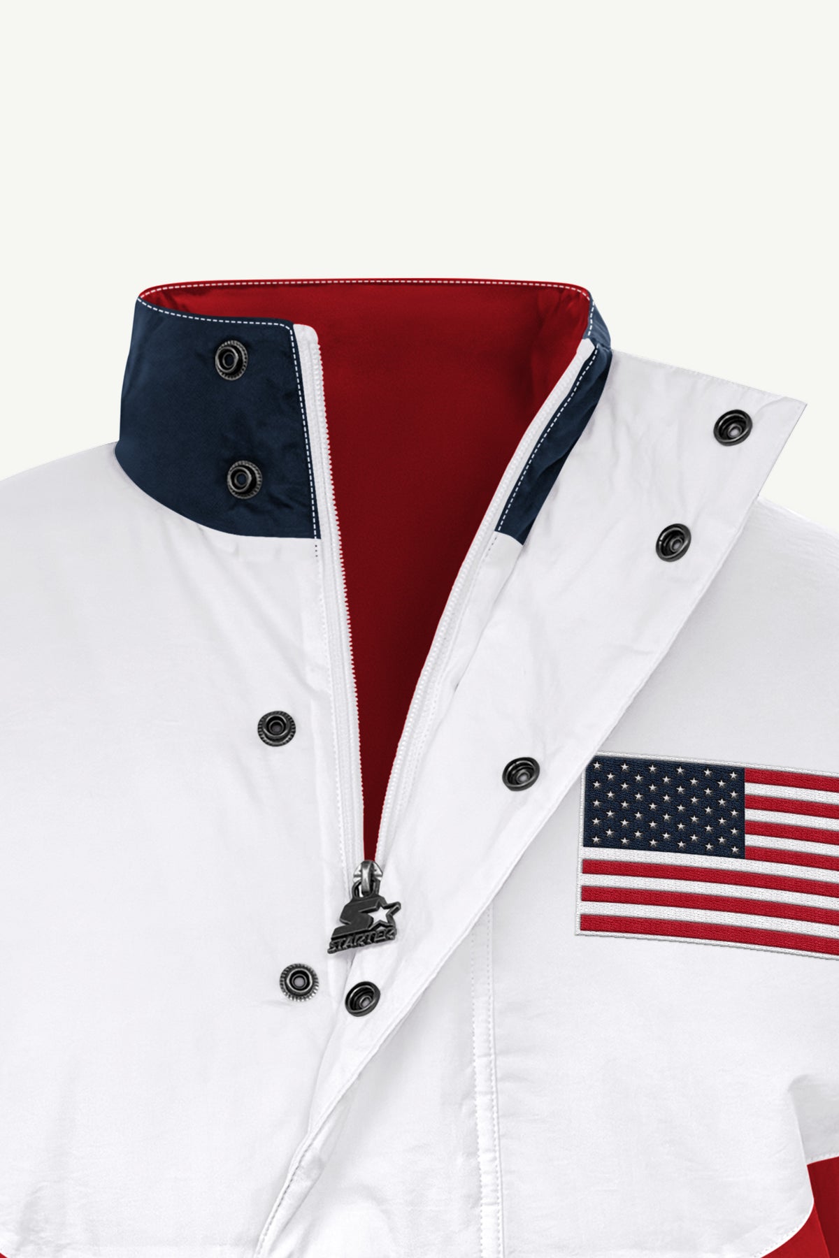 MENS USA LOGO BREAKAWAY PULLOVER JACKET View 4
