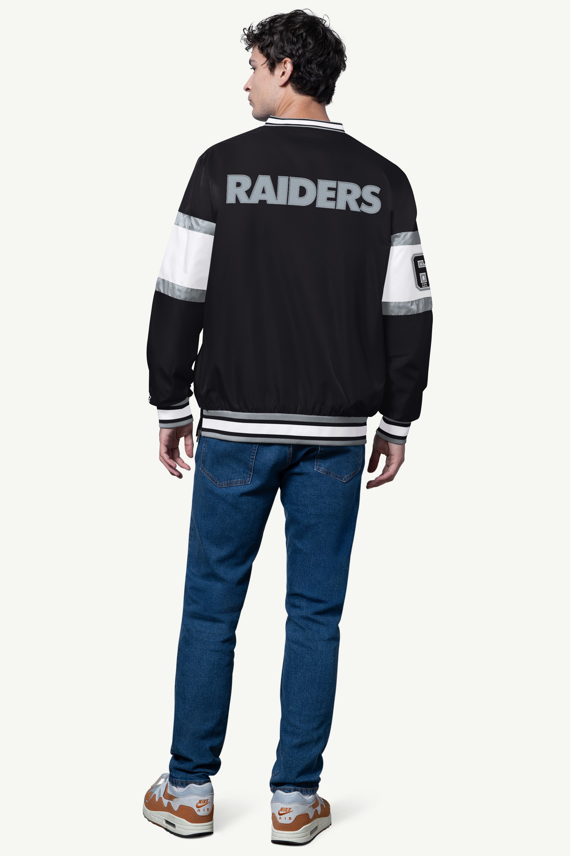 MENS LAS VEGAS RAIDERS SIGNAL COLLAR PULLOVER View 3 | NFL