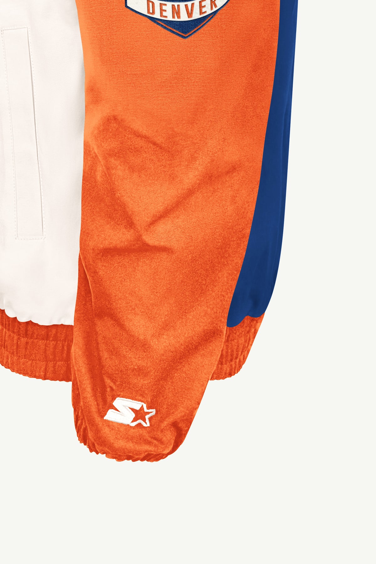 MENS DENVER BRONCOS RACER JACKET View 6