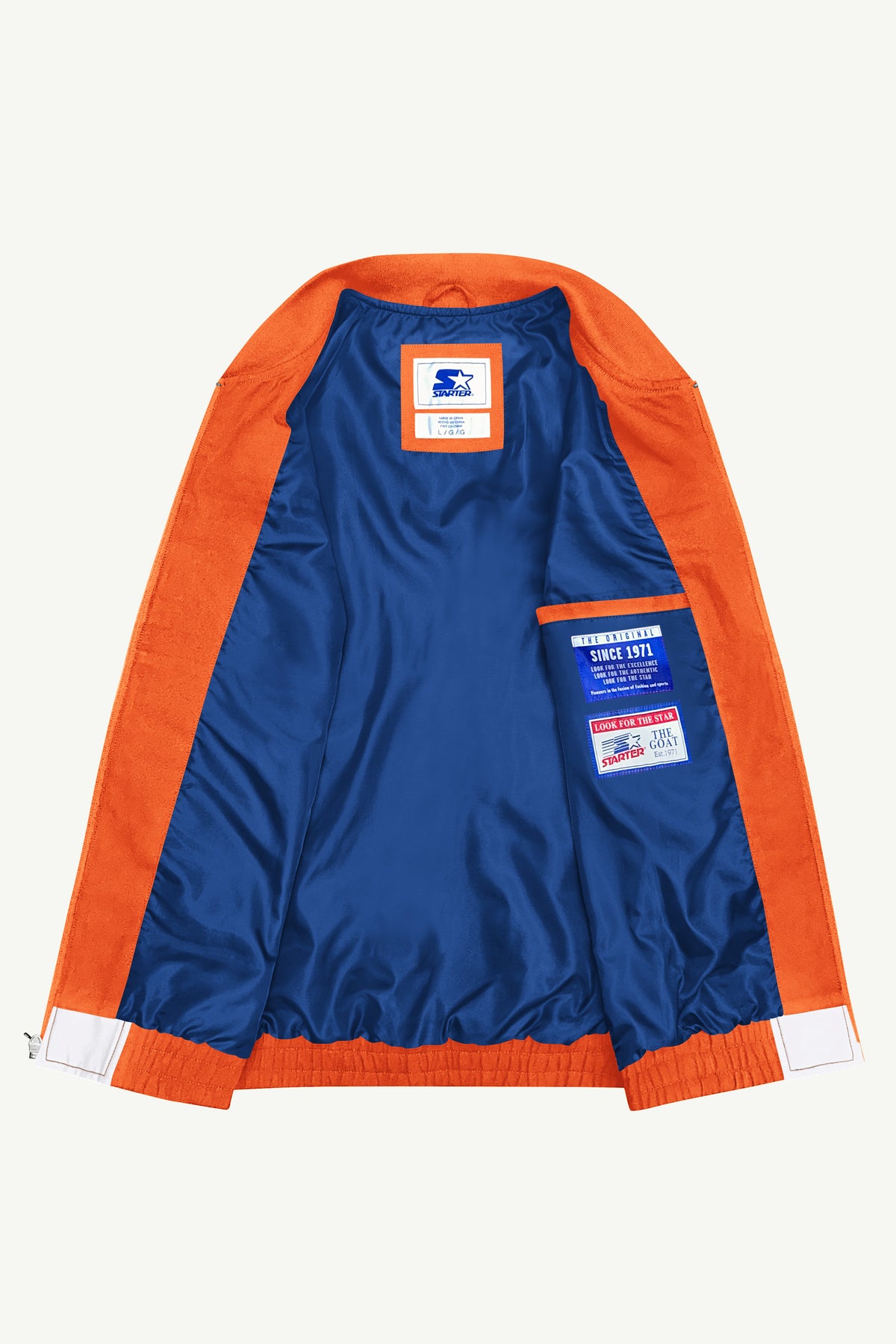 MENS DENVER BRONCOS RACER JACKET View 7