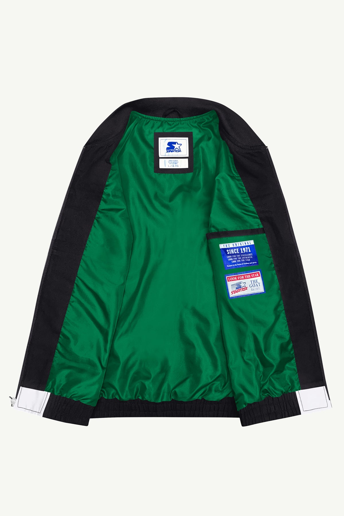 MENS PHILADELPHIA EAGLES RACER JACKET View 7