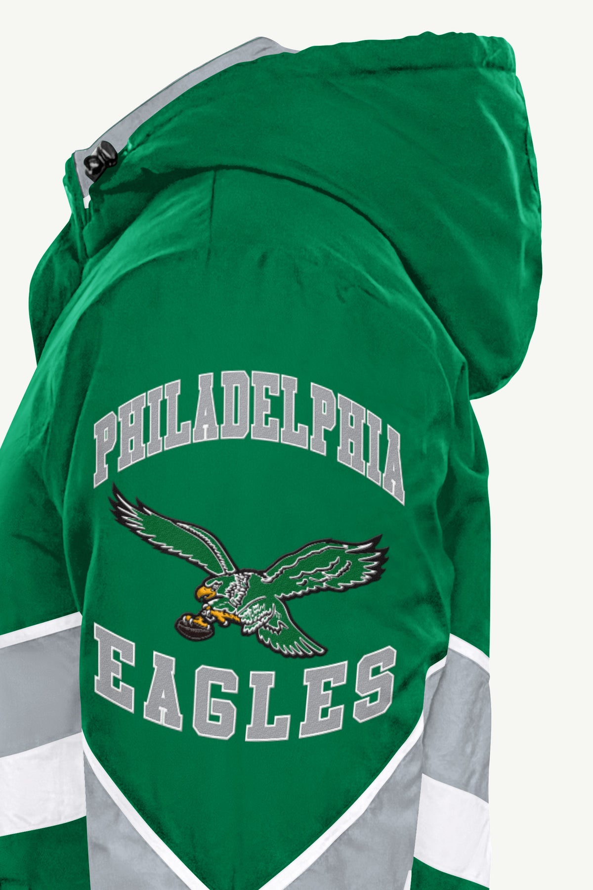 MENS PHILADELPHIA EAGLES CHEVRON FULL ZIP JACKET View 5