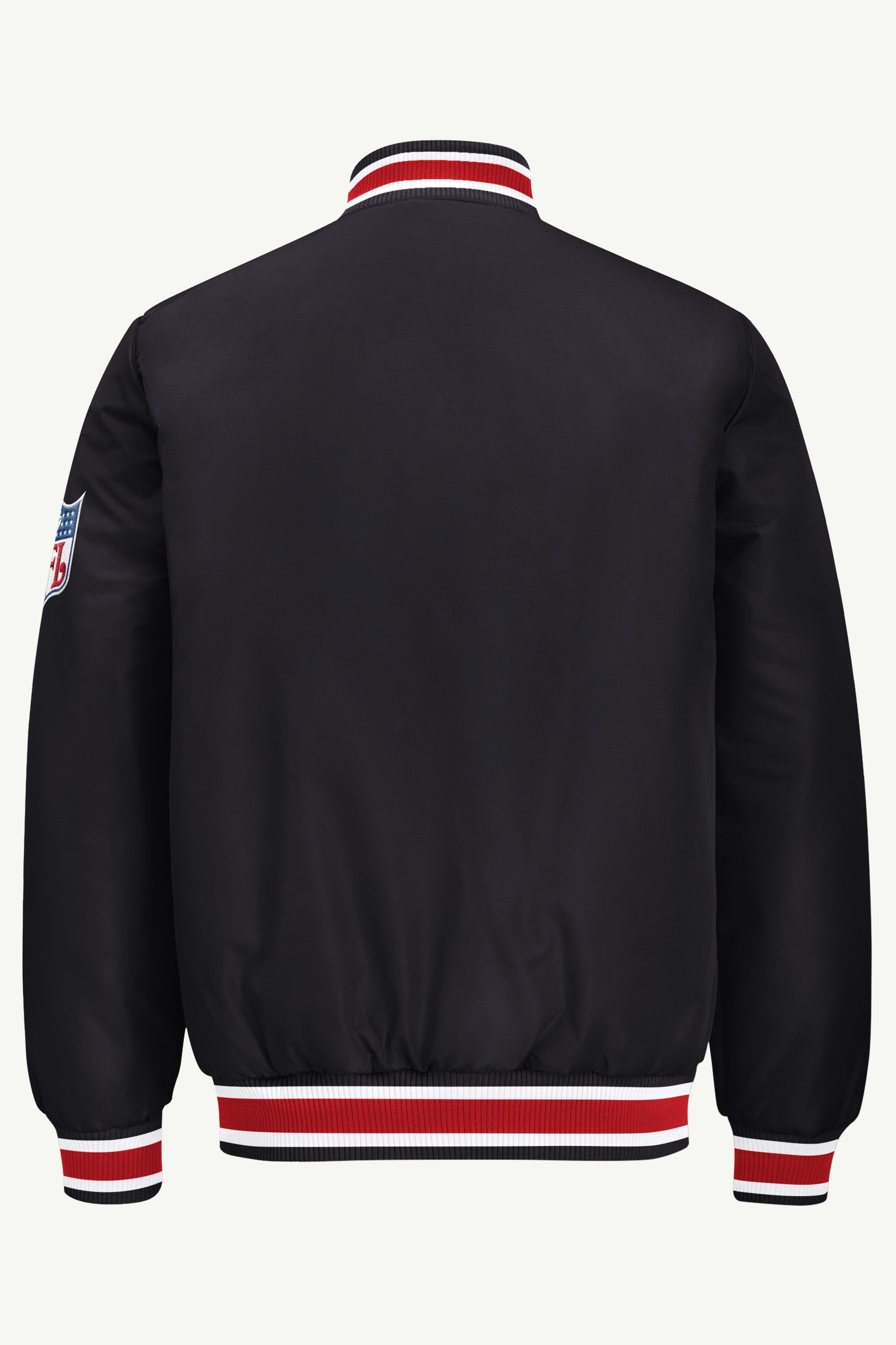 MENS ATLANTA FALCONS RETRO GAME DAY SATIN VARSITY JACKET View 3