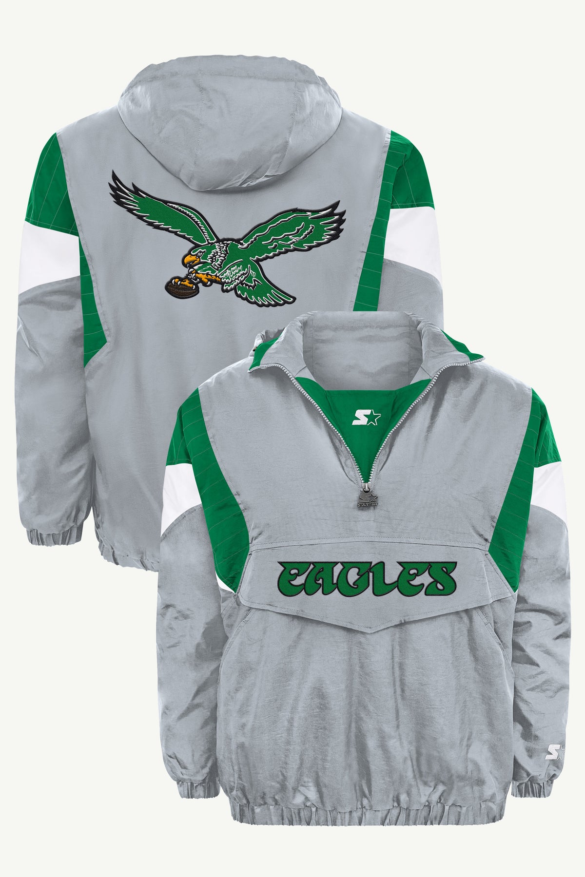 MENS PHILADELPHIA EAGLES CLASSIC BREAKAWAY JACKET View 1
