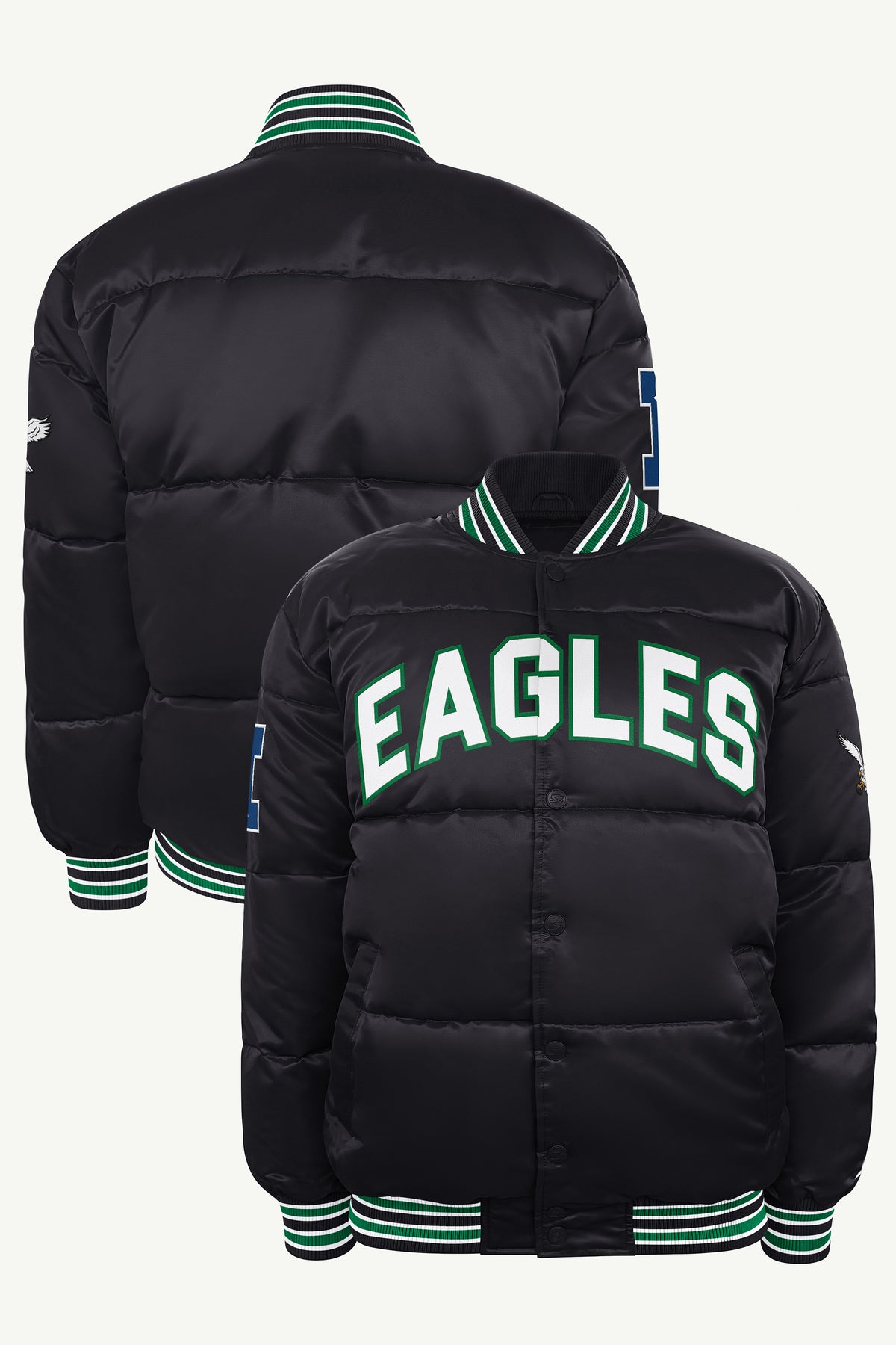 MENS PHILADELPHIA EAGLES RETRO BRONX BUBBLE PUFFER View 1 | Women's New Arrivals