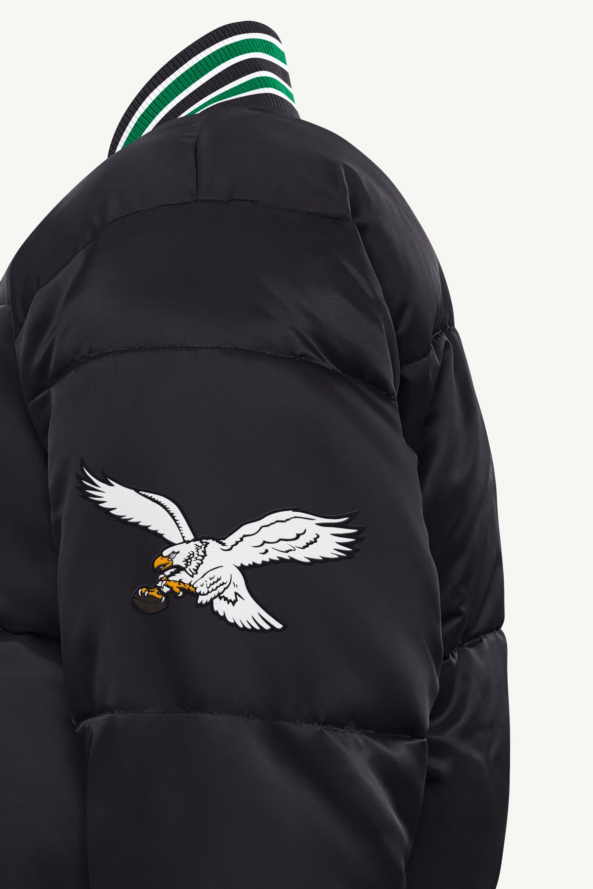 MENS PHILADELPHIA EAGLES RETRO BRONX BUBBLE PUFFER View 4
