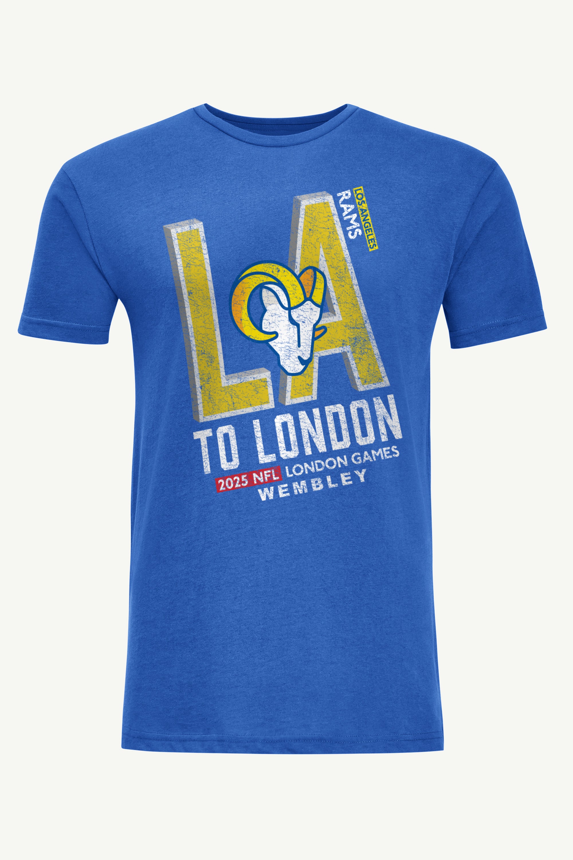MENS LOS ANGELES RAMS TO LONDON T SHIRT View 1 | NFL International Games