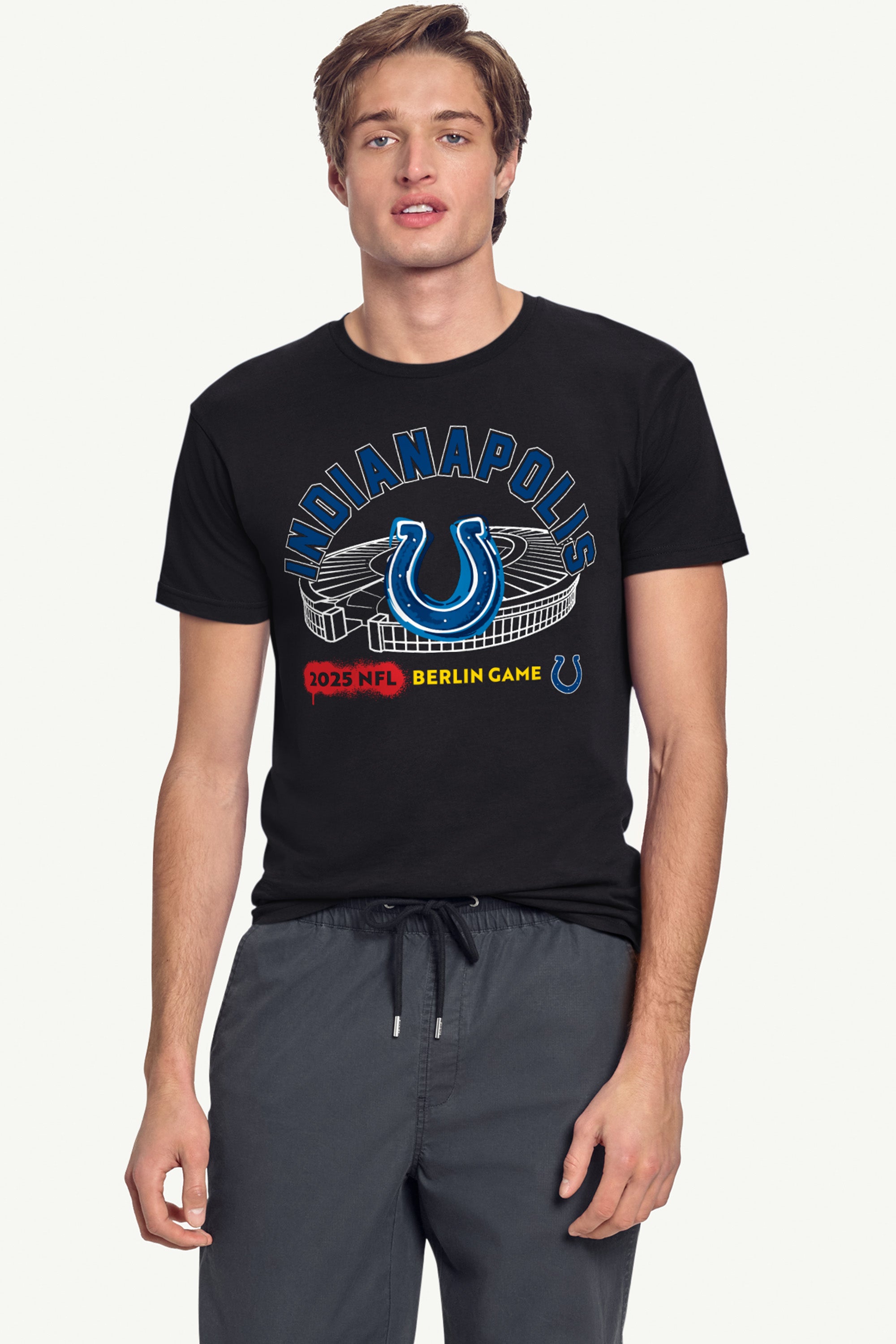 MENS INDIANAPOLIS COLTS OLYMPIA STADIUM T SHIRT View 2 | DTG