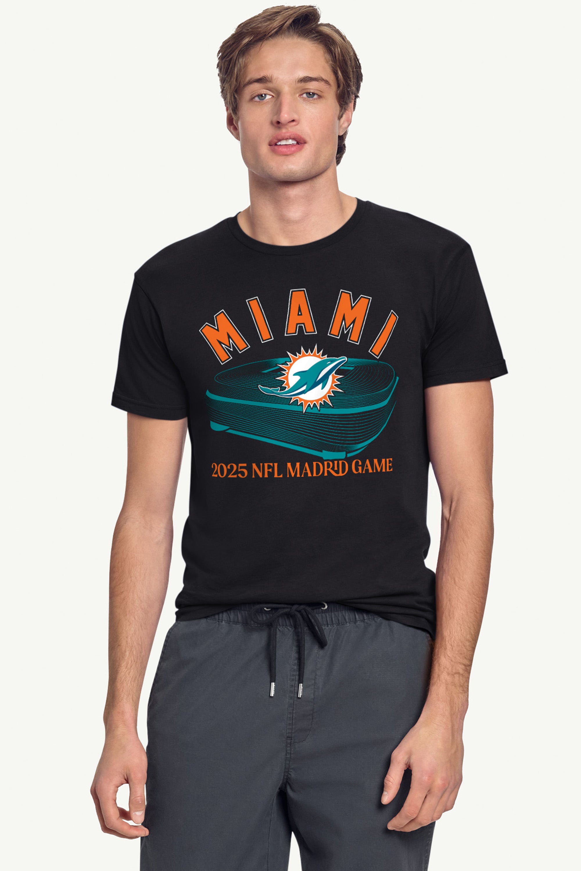 MENS MIAMI DOLPHINS BERNABEAU STADIUM T SHIRT View 2 | DTG
